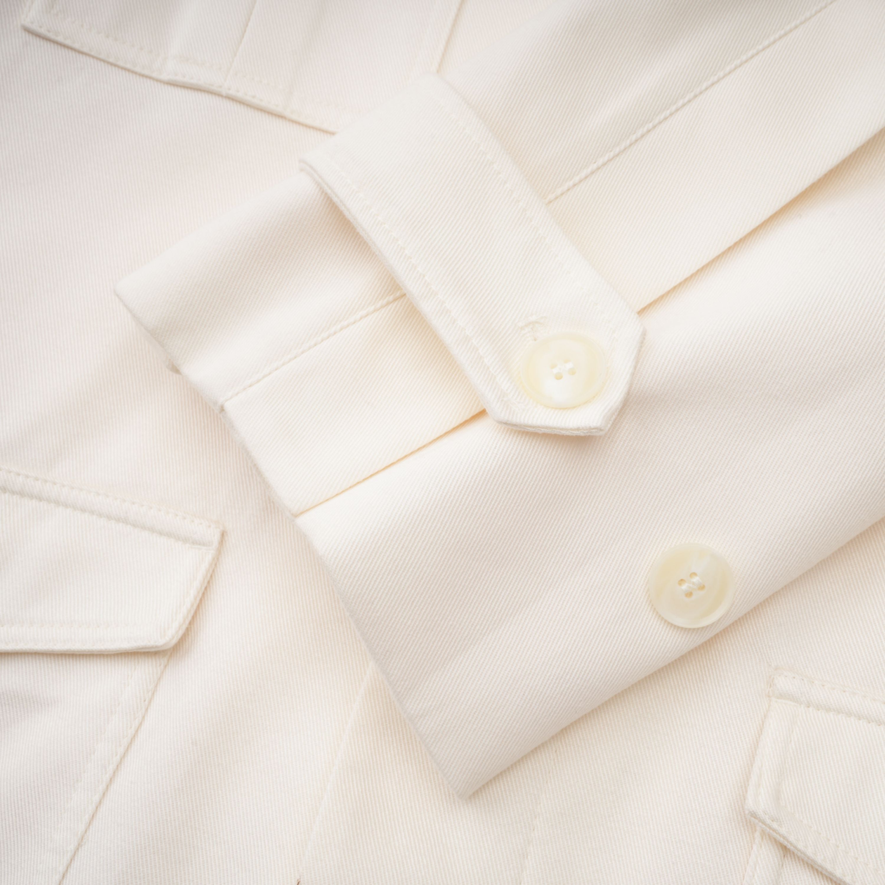 Ambre Cream White Belted Trench Coat (Final Sale-US Only)