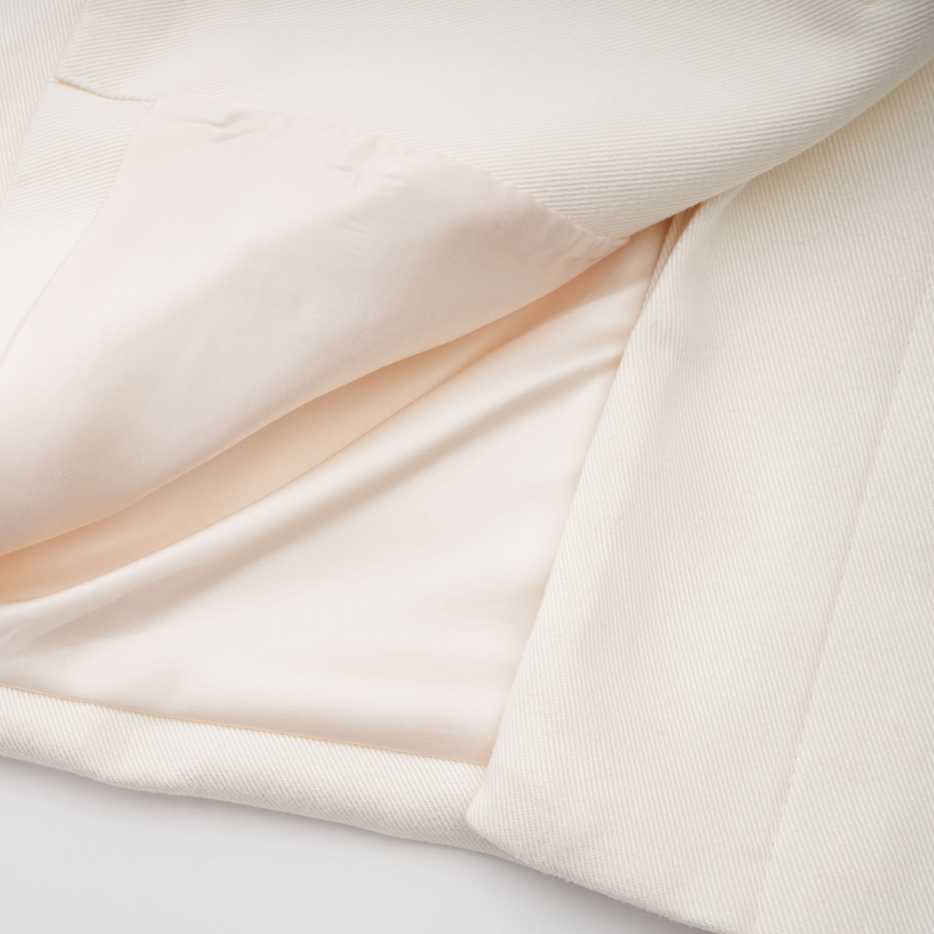 Ambre Cream White Belted Trench Coat (Final Sale-US Only)