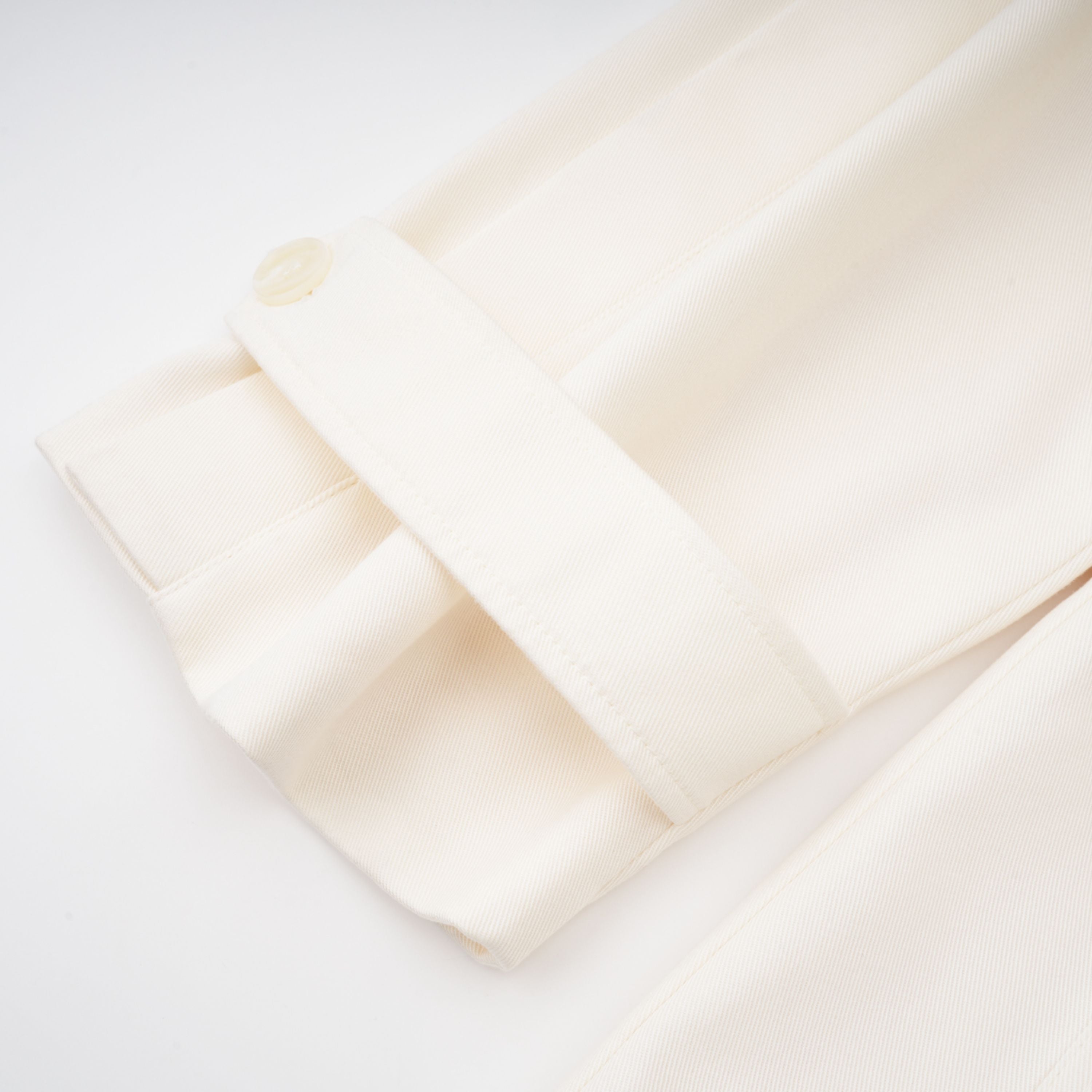 Ambre Cream White Belted Trench Coat