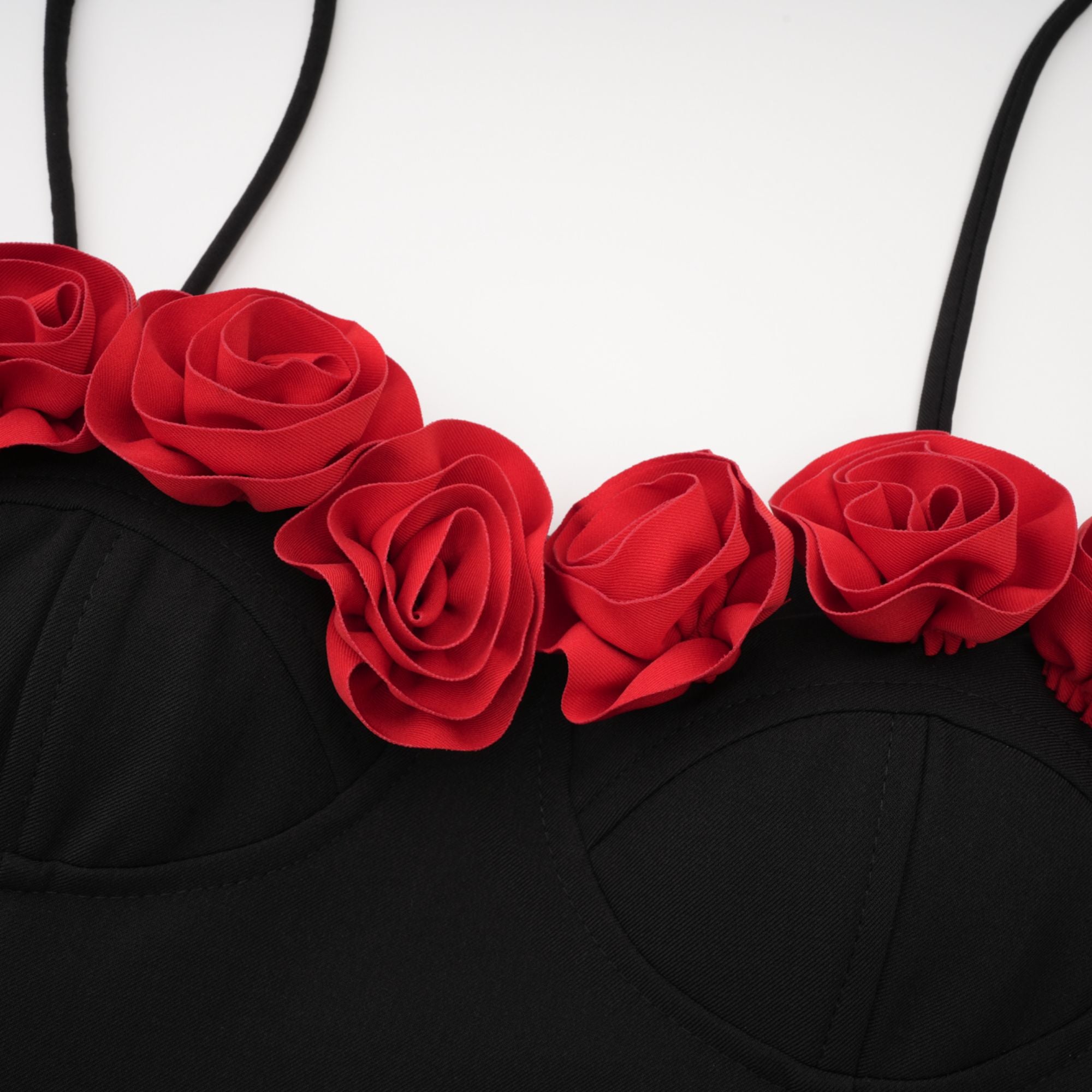 Pauline faux-flower mini dress (Final Sale-US Only)