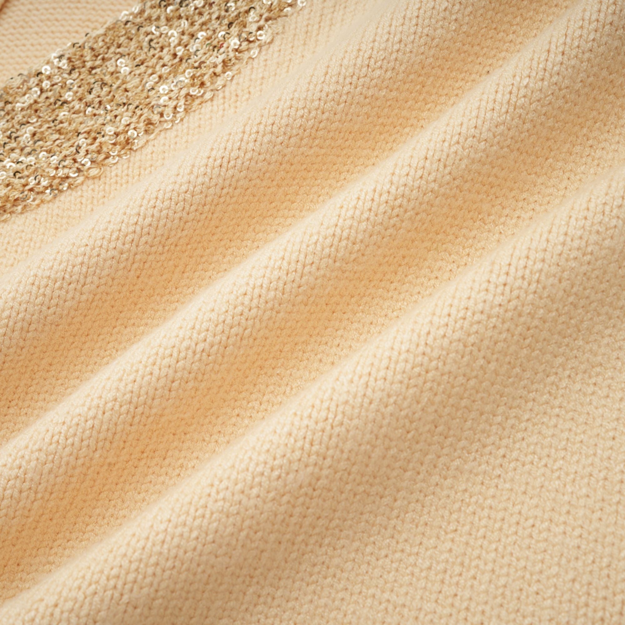 Cyrielle wool sequined embellished vest top - Beige white