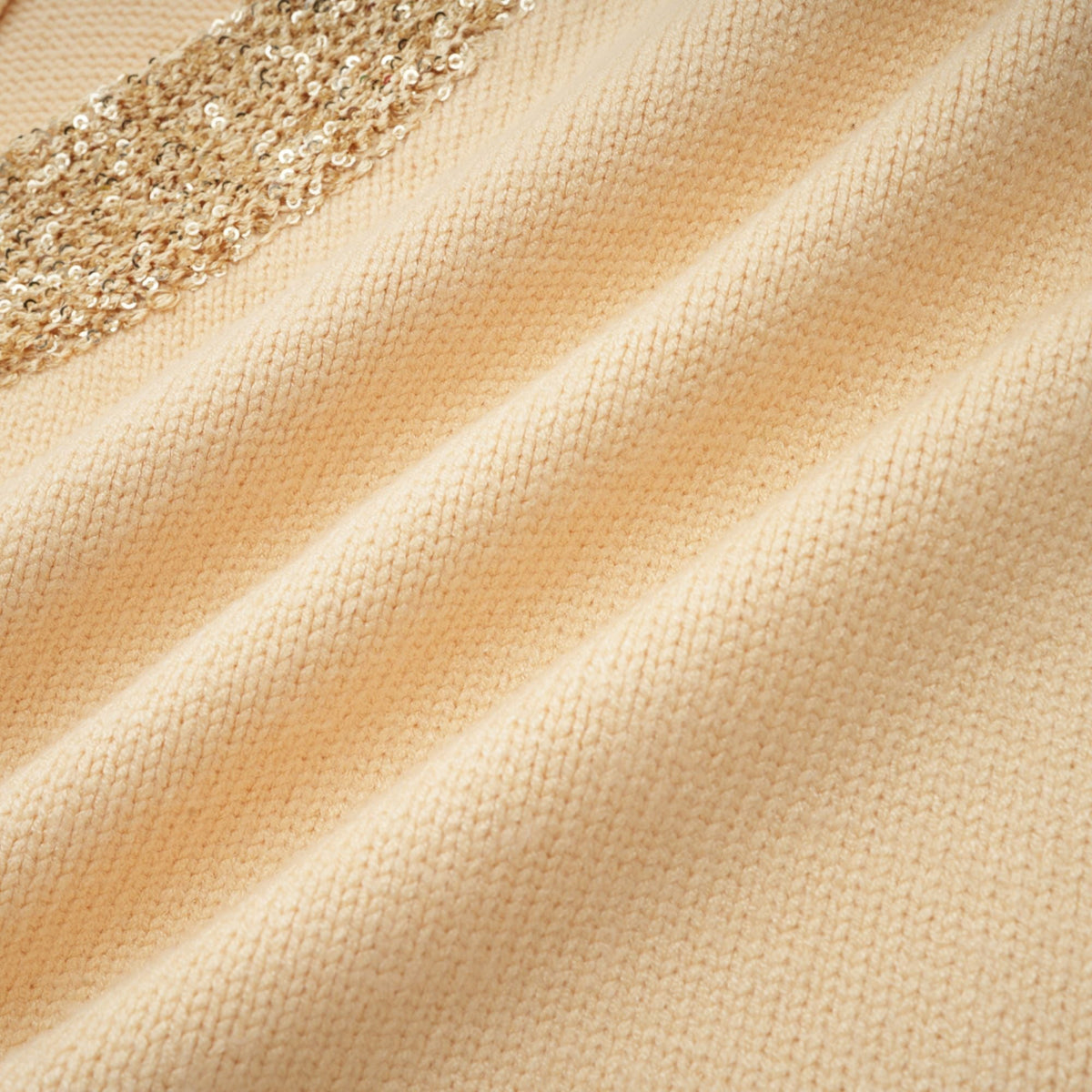 Cyrielle wool sequined embellished vest top - Beige white