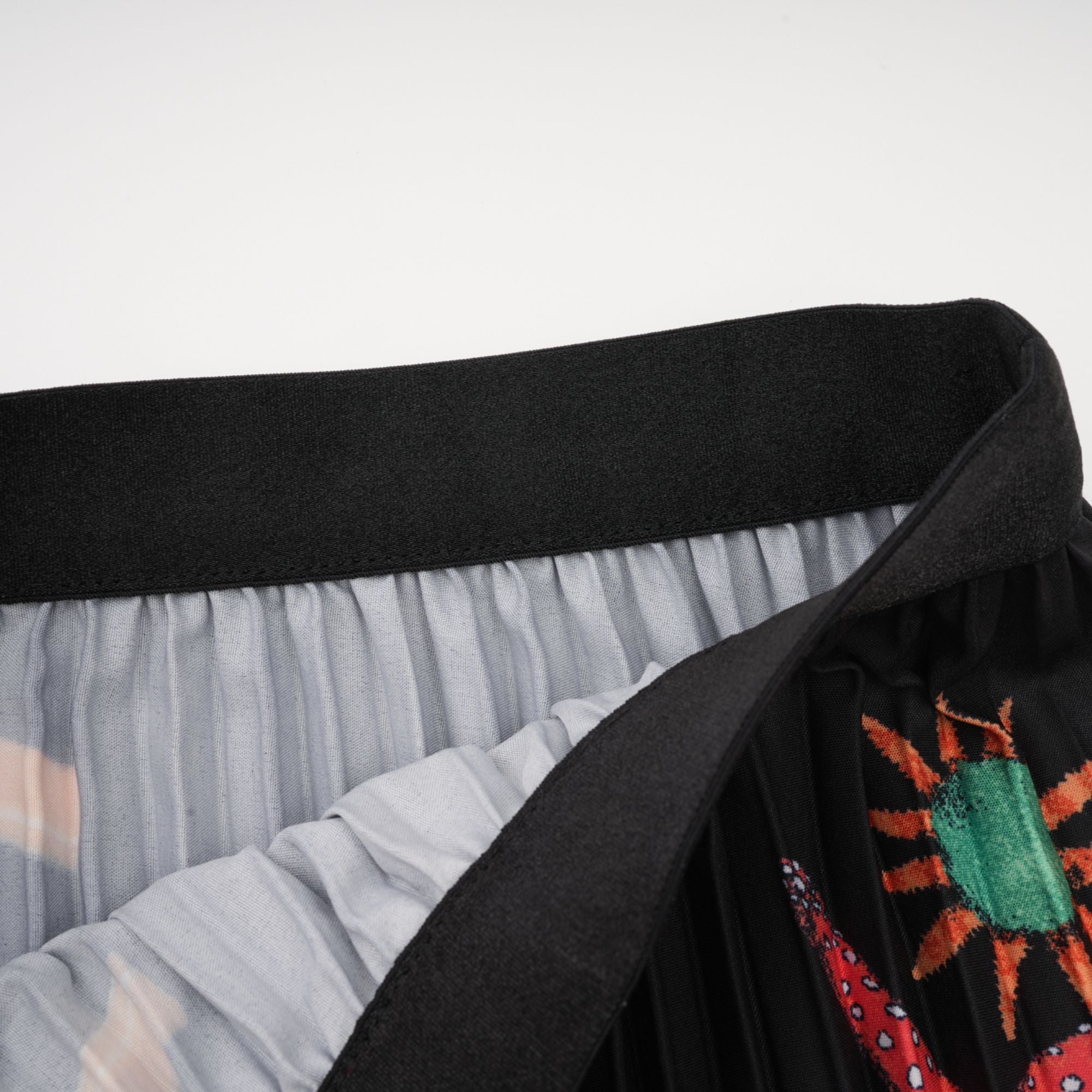 Josiane pattern-print knitted top & skirt matching set