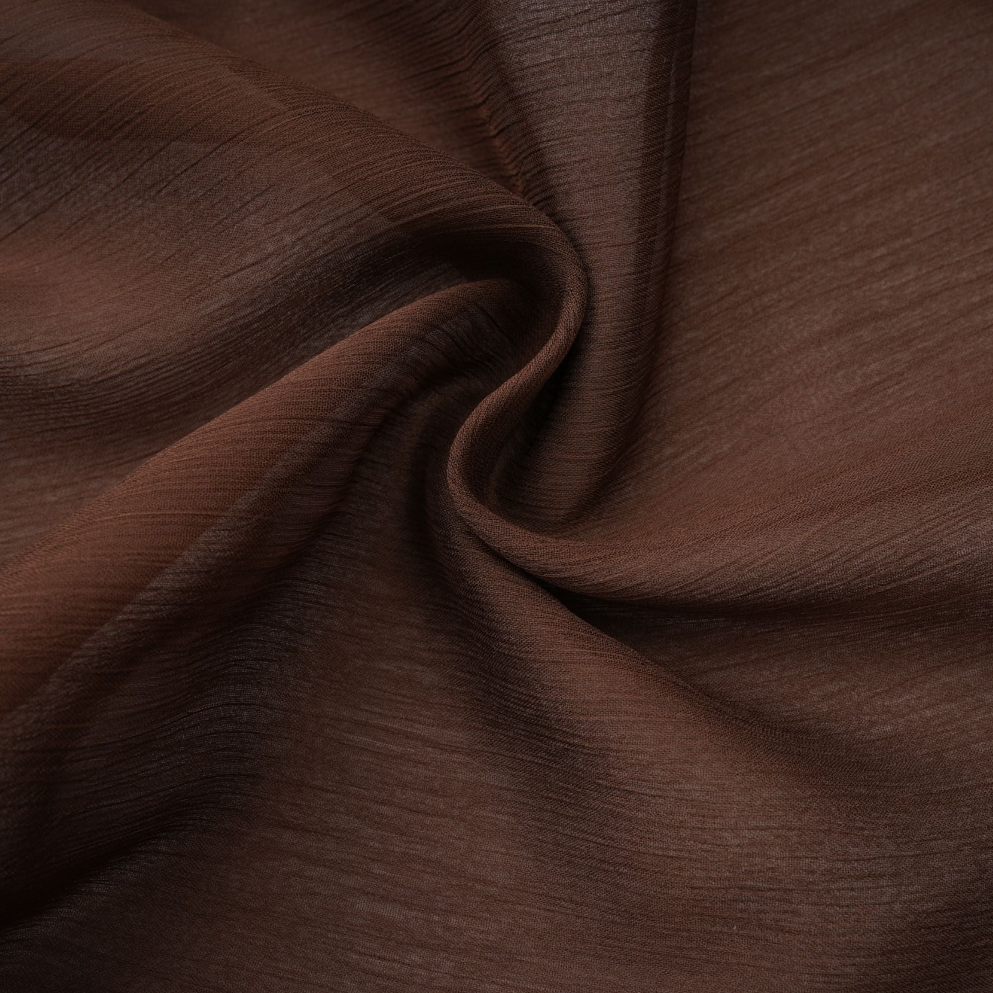 Jade Brown Ruched Tulle Mini Dress (Final Sale-US Only)