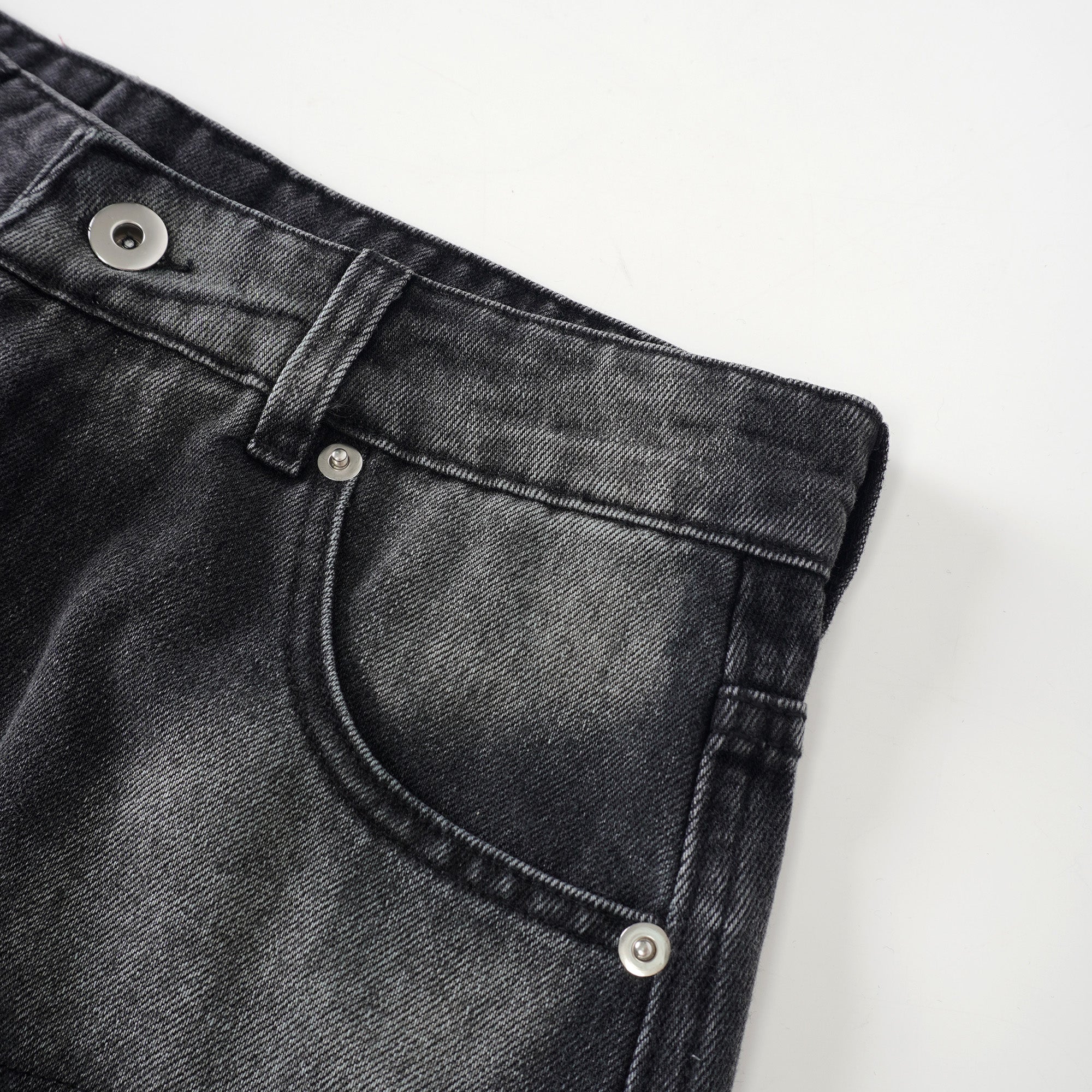 Madeline Black Floral Lace Panel Jeans