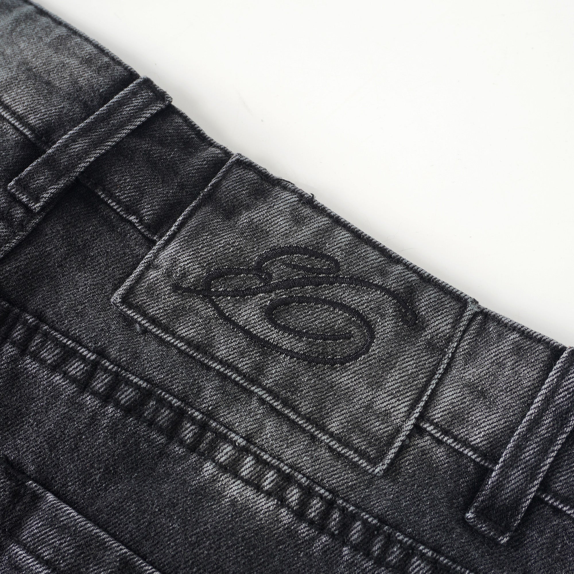 Madeline Black Floral Lace Panel Jeans