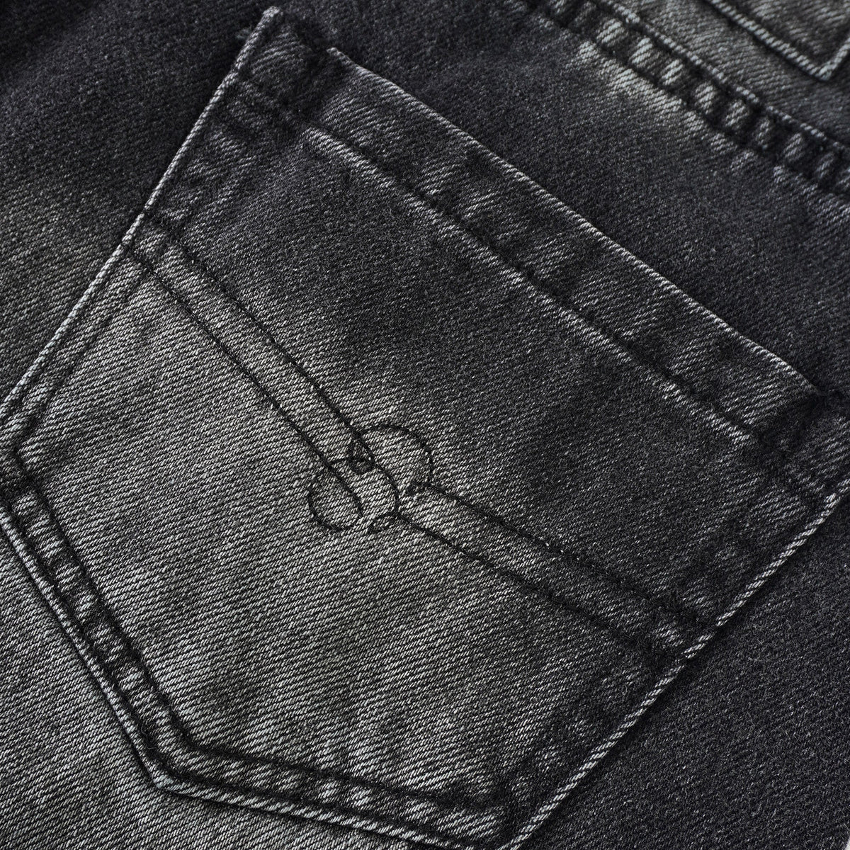 Madeline Black Floral Lace Panel Jeans (Final Sale-US Only)