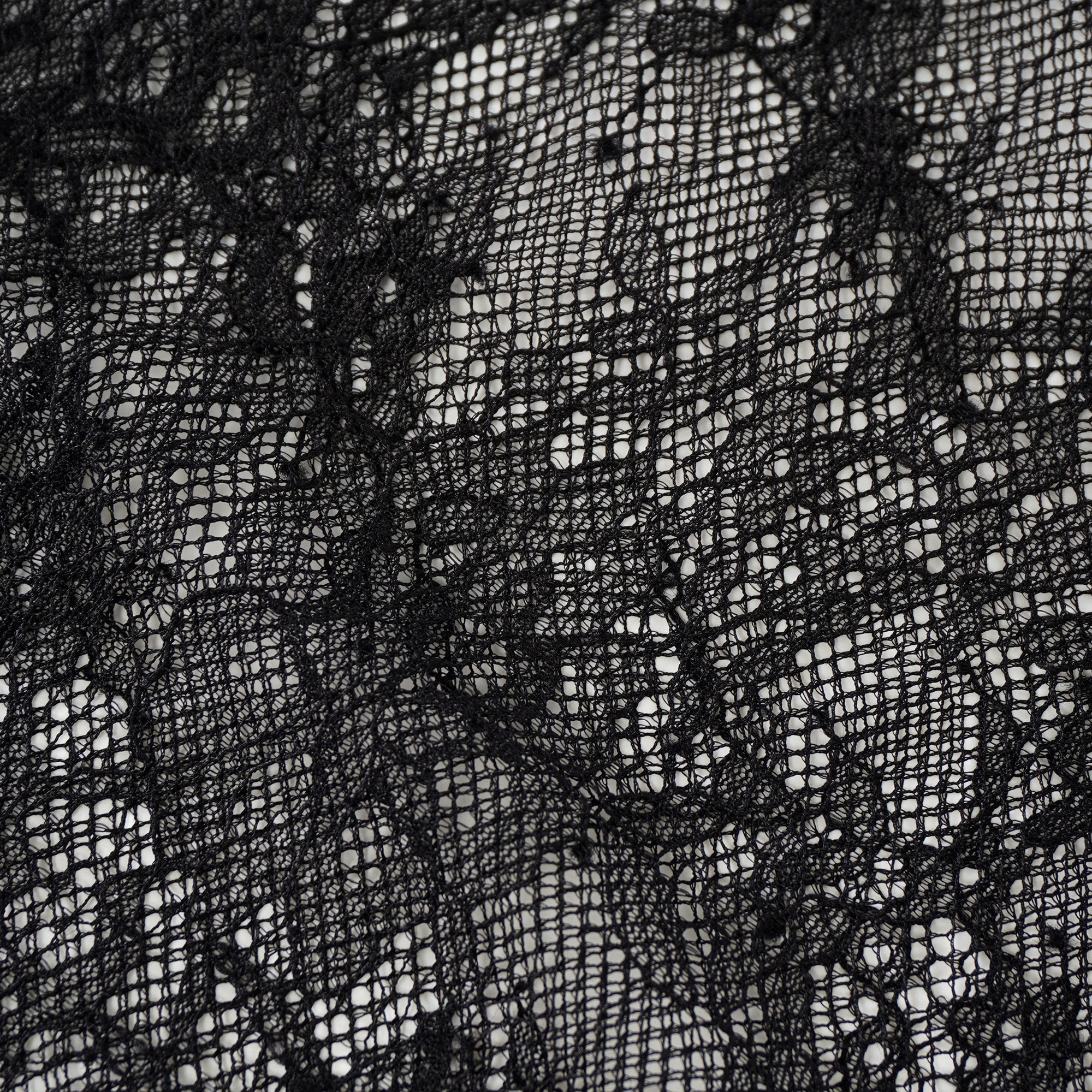 Madeline Black Floral Lace Panel Jeans