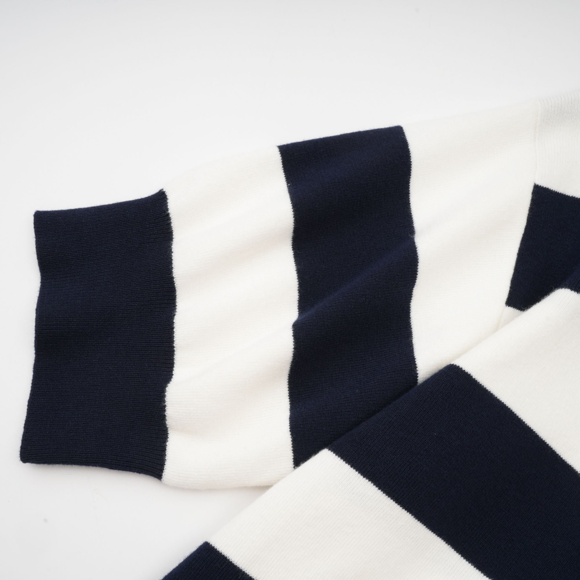 Adèle color-block striped shirt - Black and White