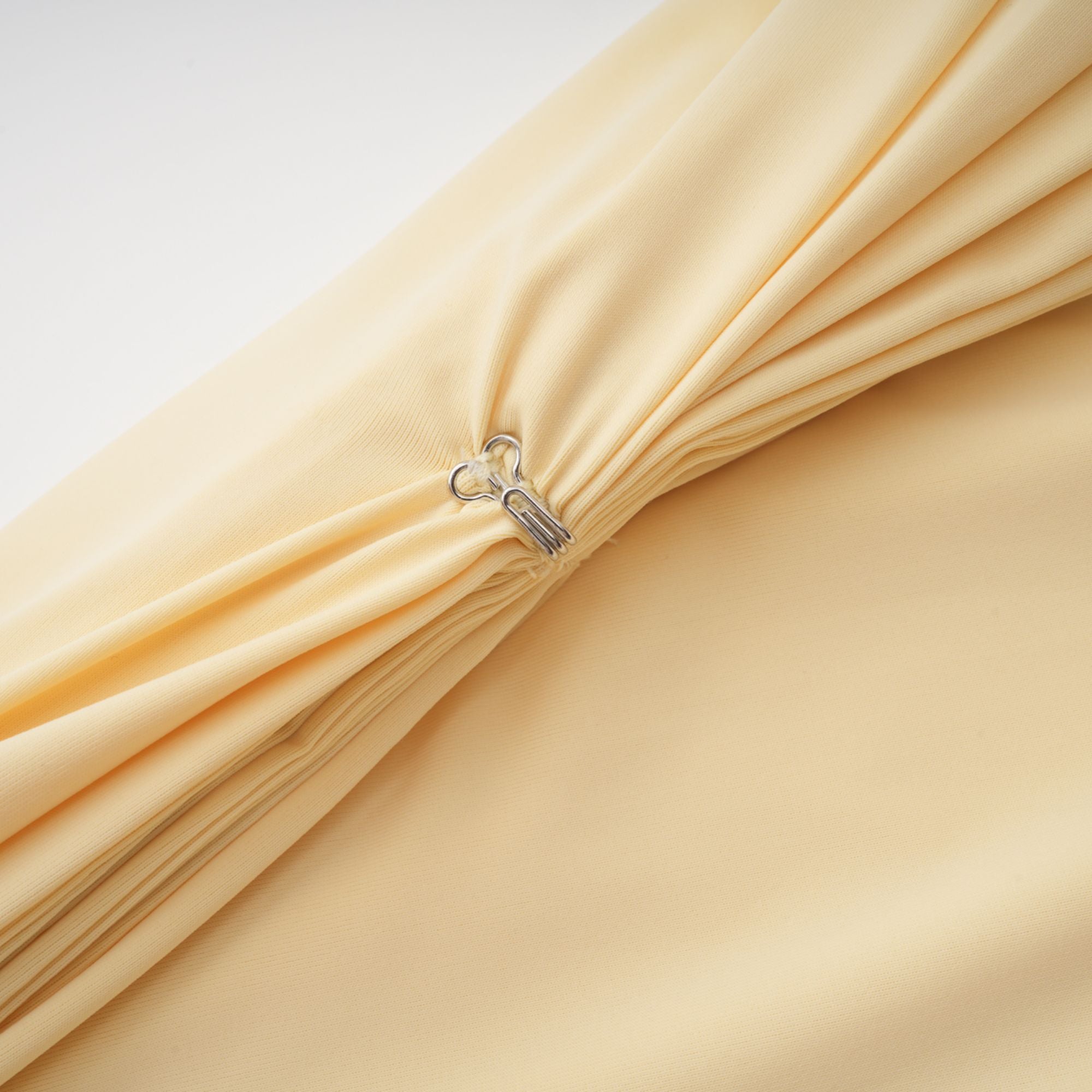 Fenella Yellow Asymmetrical Draped Cape & Dress Matching Set