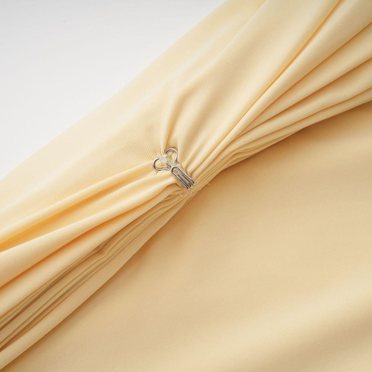 Fenella Yellow Asymmetrical Draped Cape & Dress Matching Set