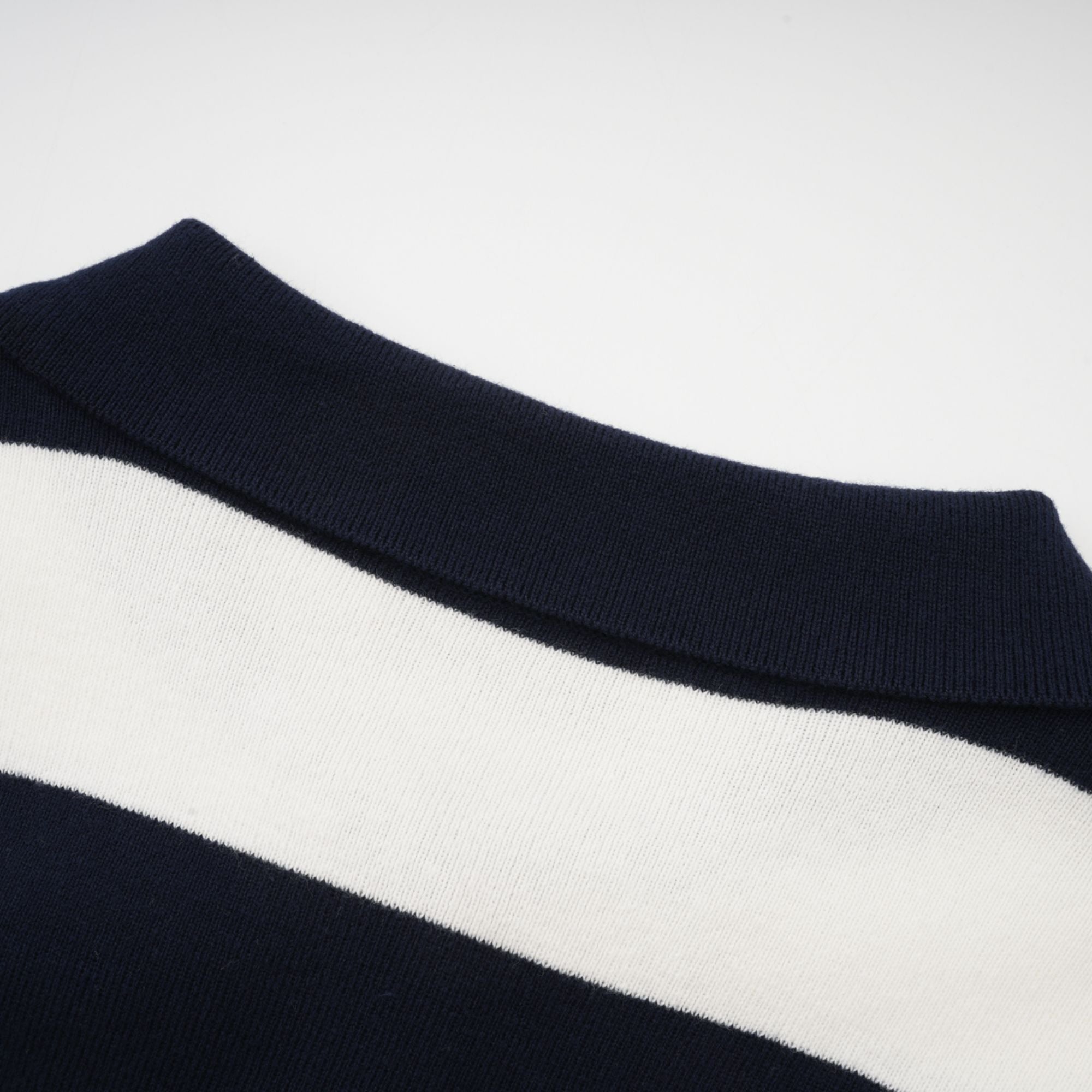 Adèle color-block striped shirt - Black and White