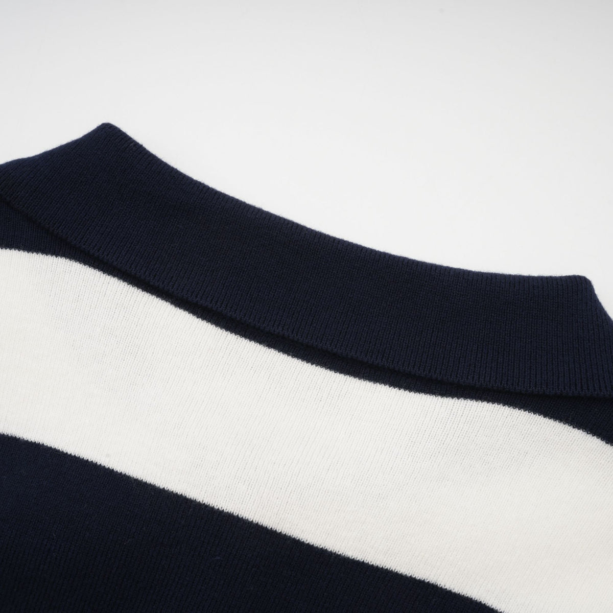 Adèle color-block striped shirt - Black and White
