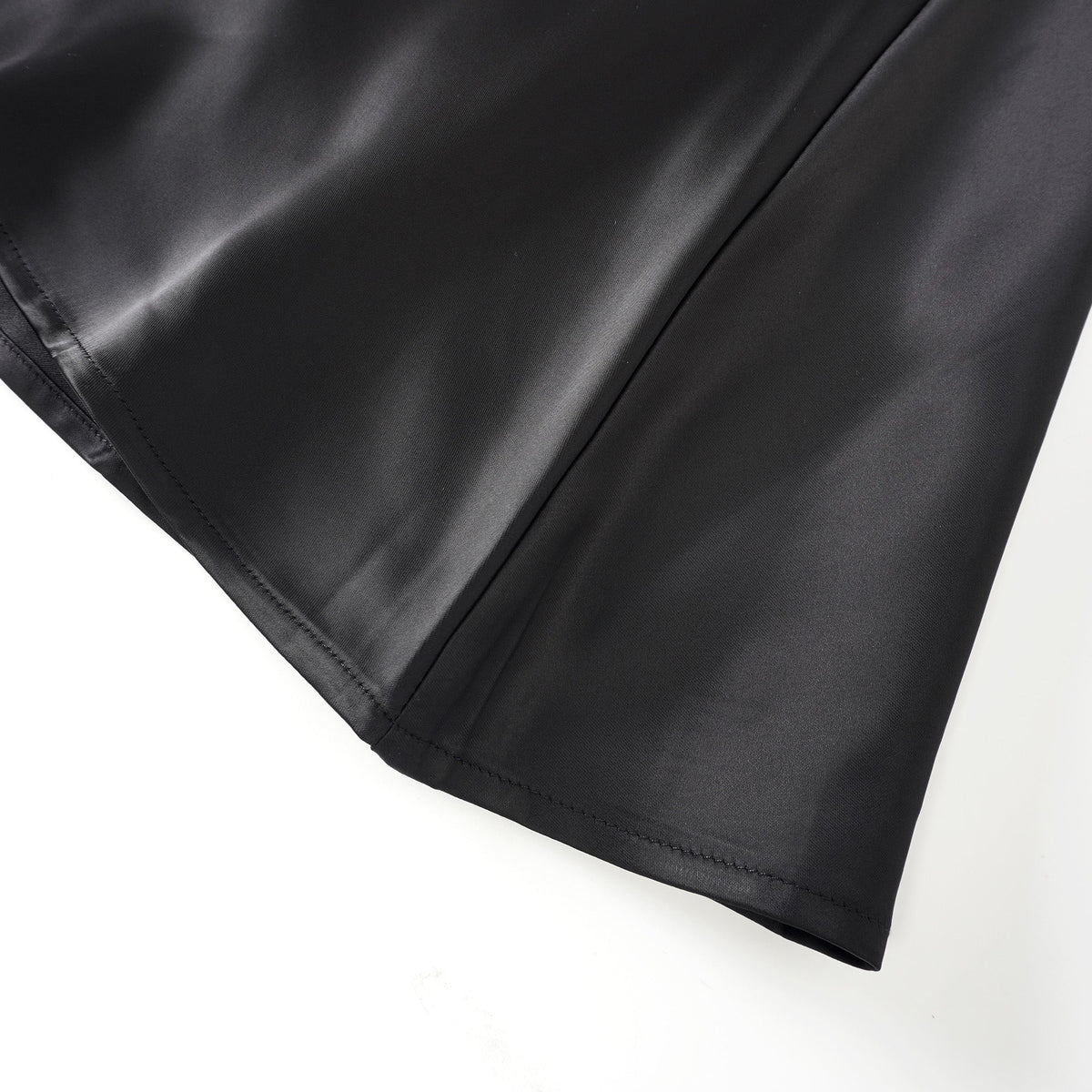 Ariadna Black Tweed Jacket & Satin Skirt Set (Final Sale-US Only)