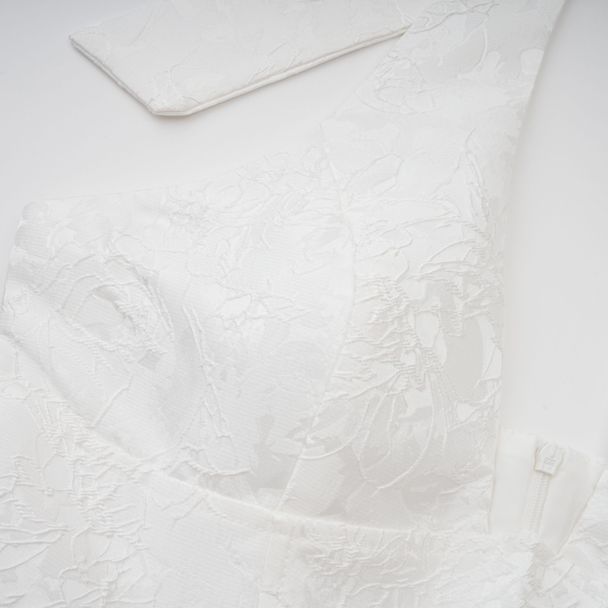 Céline White Glamorous Event Midi Dress (Final Sale-US Only)