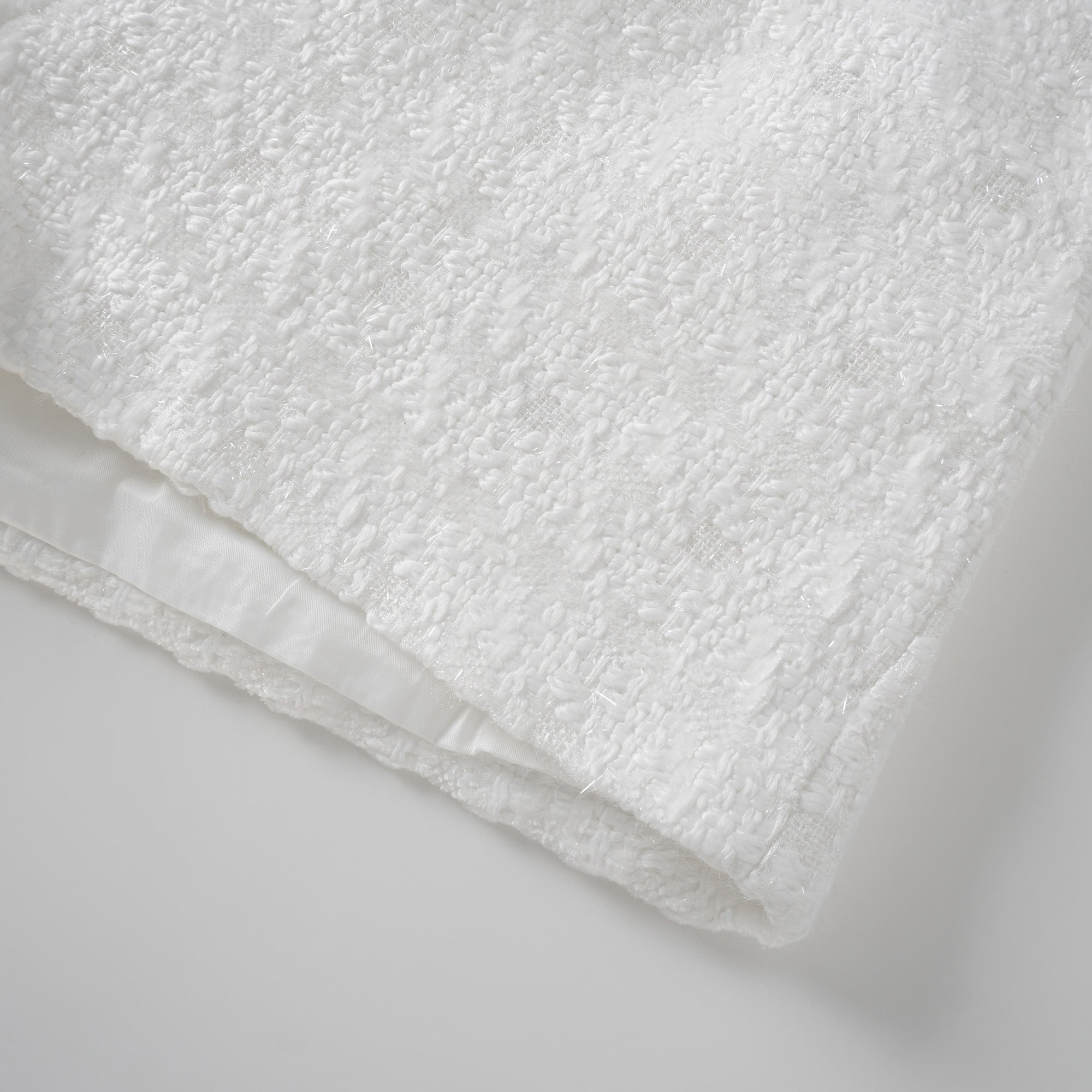 Séraphine White Frayed Tweed Jacket & Shorts Set