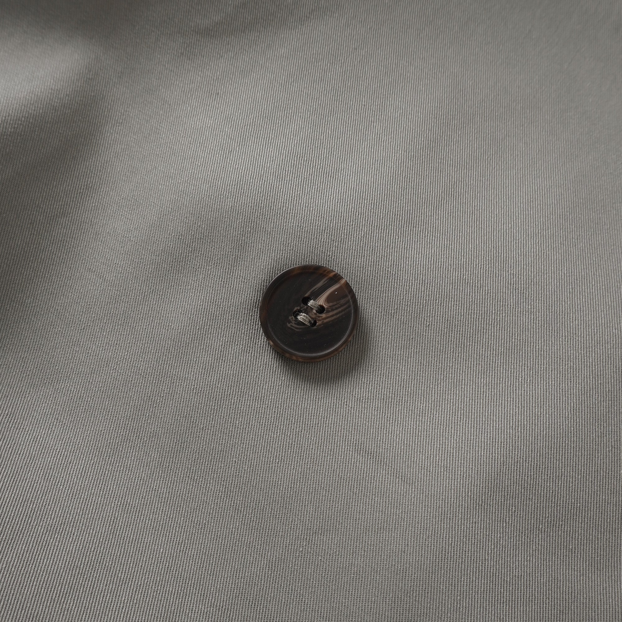 Mavis Grey Double-Breasted Belted Trench Coat