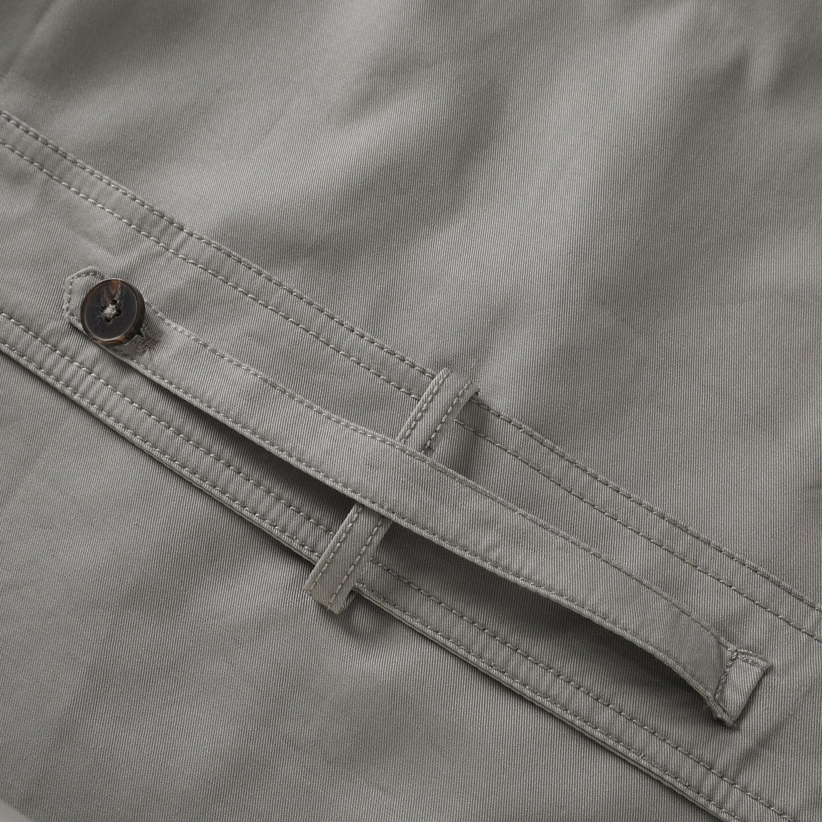 Mavis Grey Double-Breasted Belted Trench Coat
