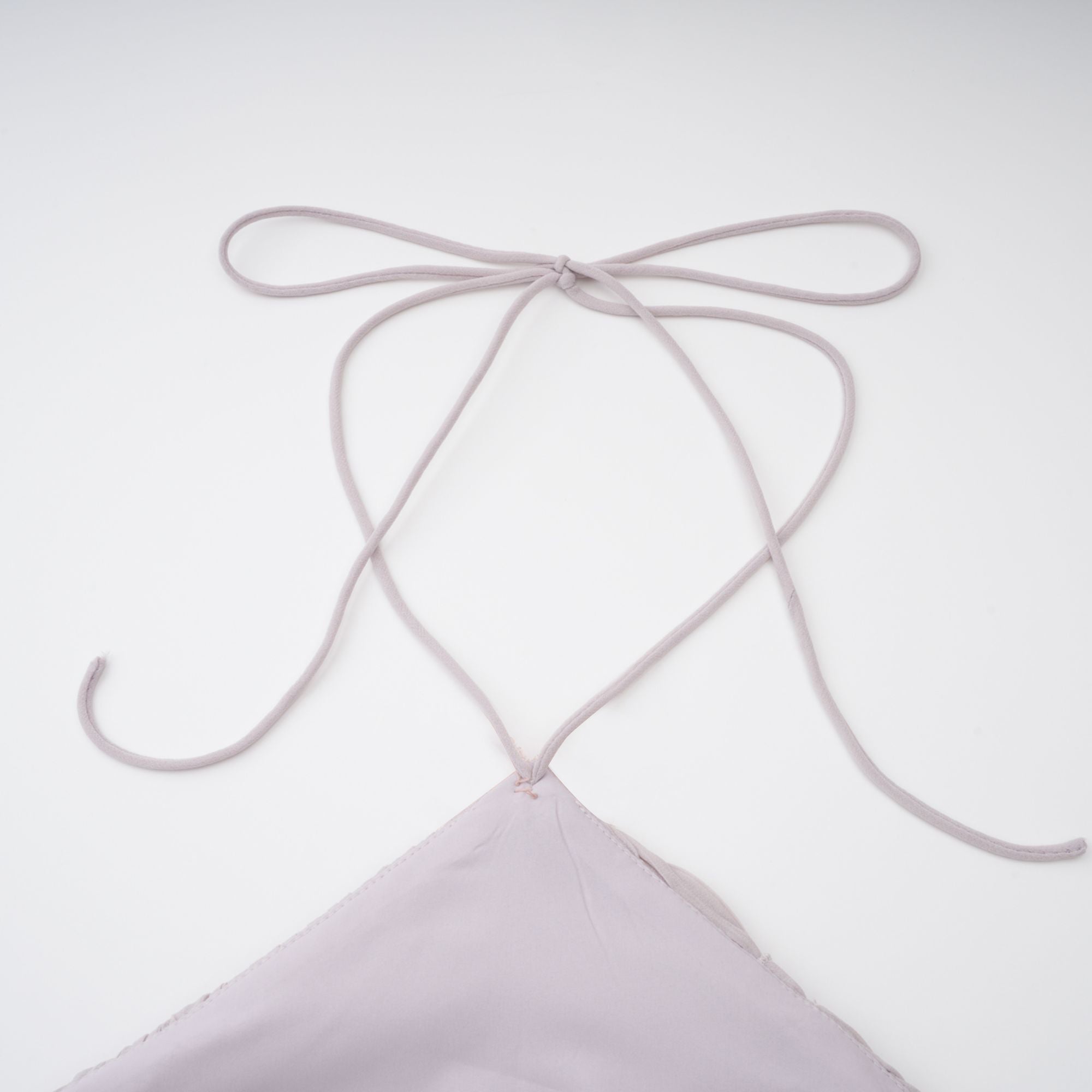 Doux Purple Ruffled Trim Pleated Mini Dress (Final Sale-US Only)