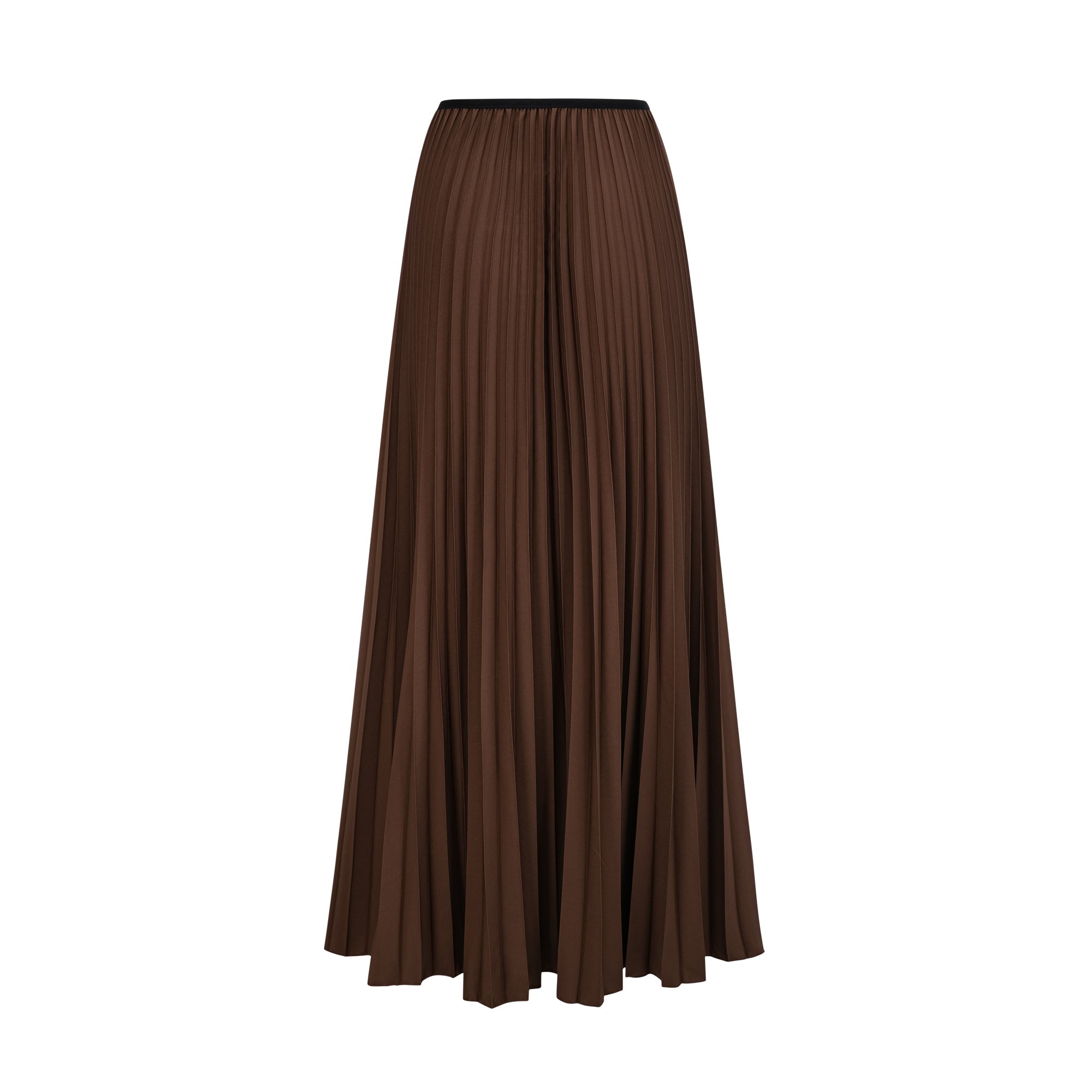 Adèle cape-design pleated top & skirt matching set