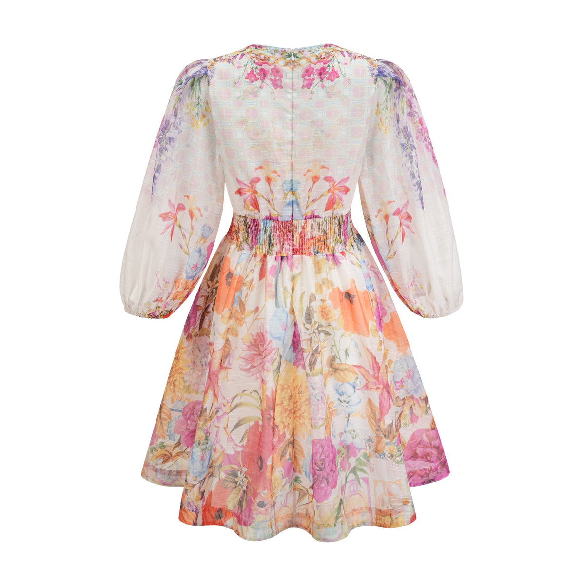 Axelle floral-print mini dress