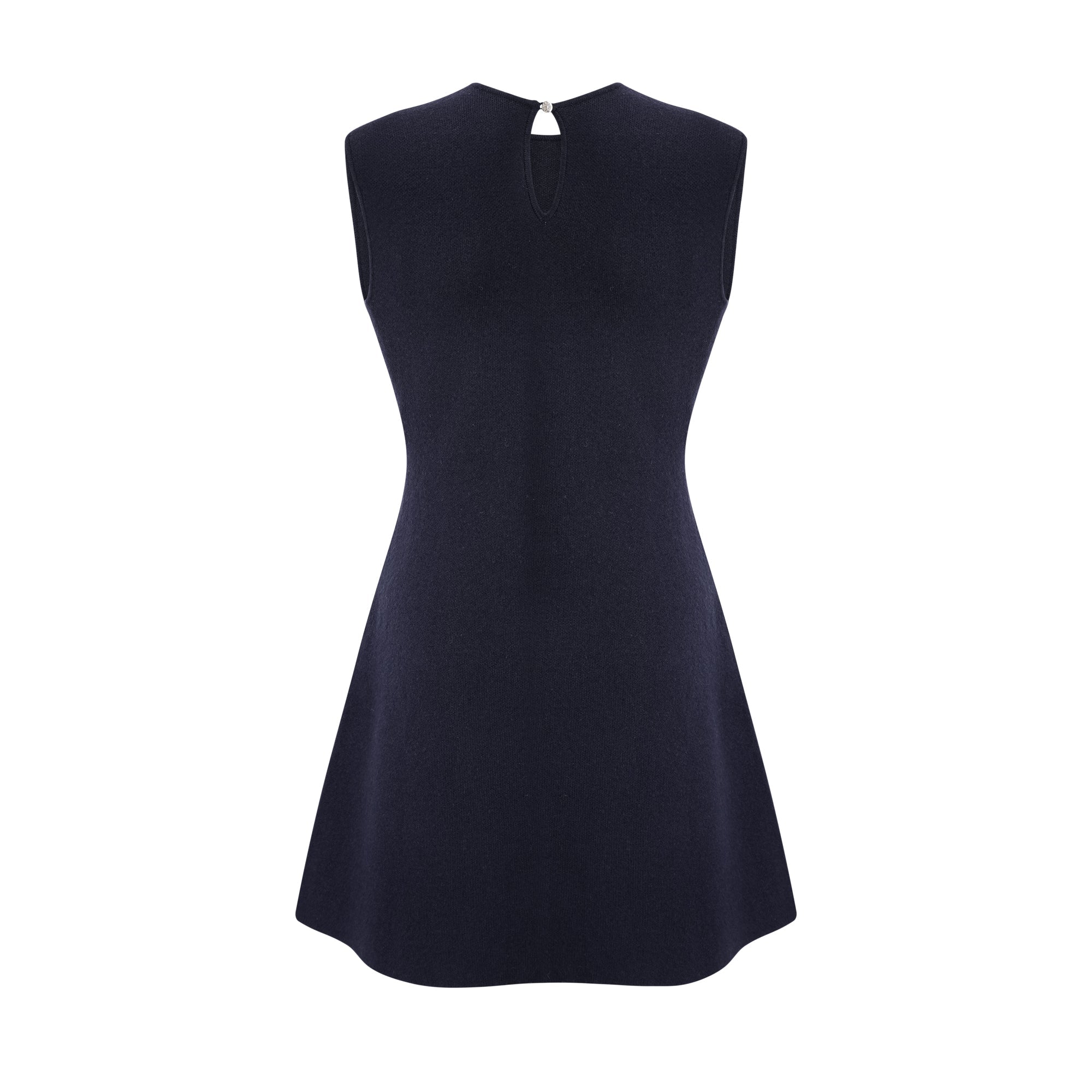 Clarisse dark-blue knitted top & dress matching set (Final Sale-US Only)