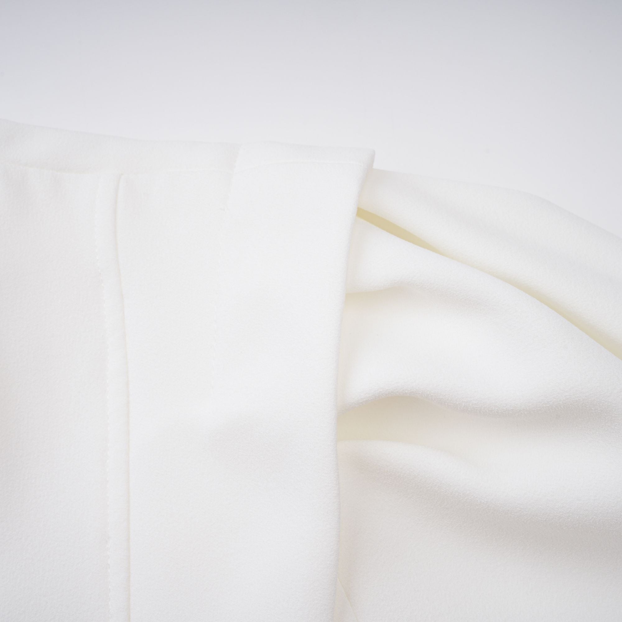 Gwenaëlle White Peplum Waist Blouse (Final Sale-US Only)