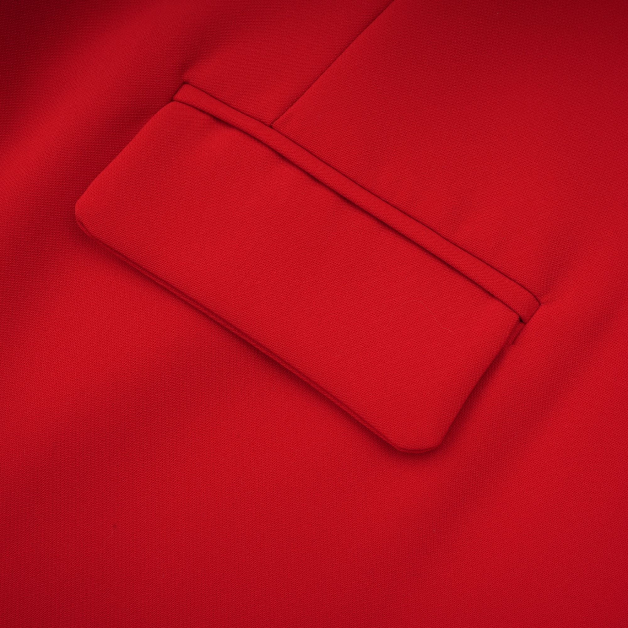 Esther red cap-sleeve mini dress