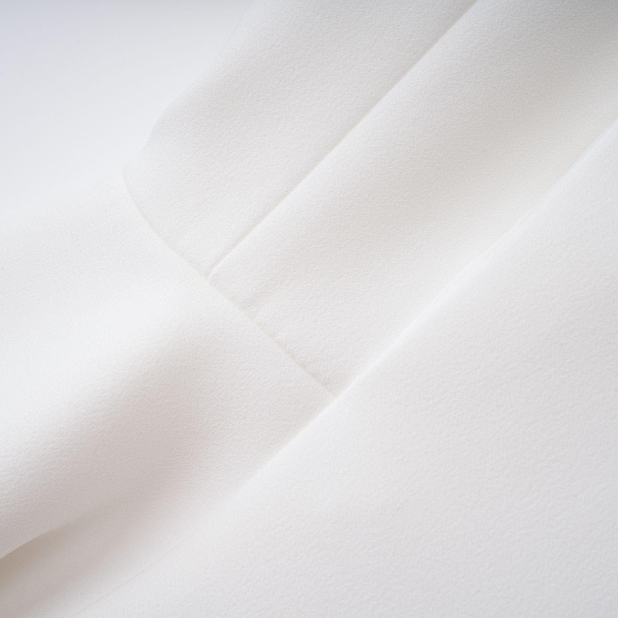 Gwenaëlle White Peplum Waist Blouse (Final Sale-US Only)