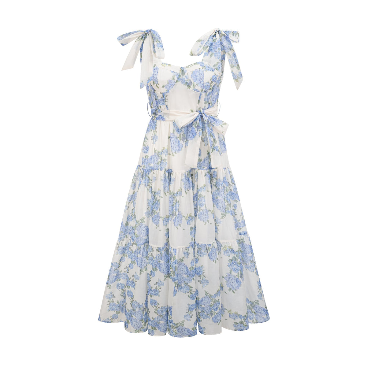 Sylvie floral-print pleated midi dress (Final Sale-US Only)