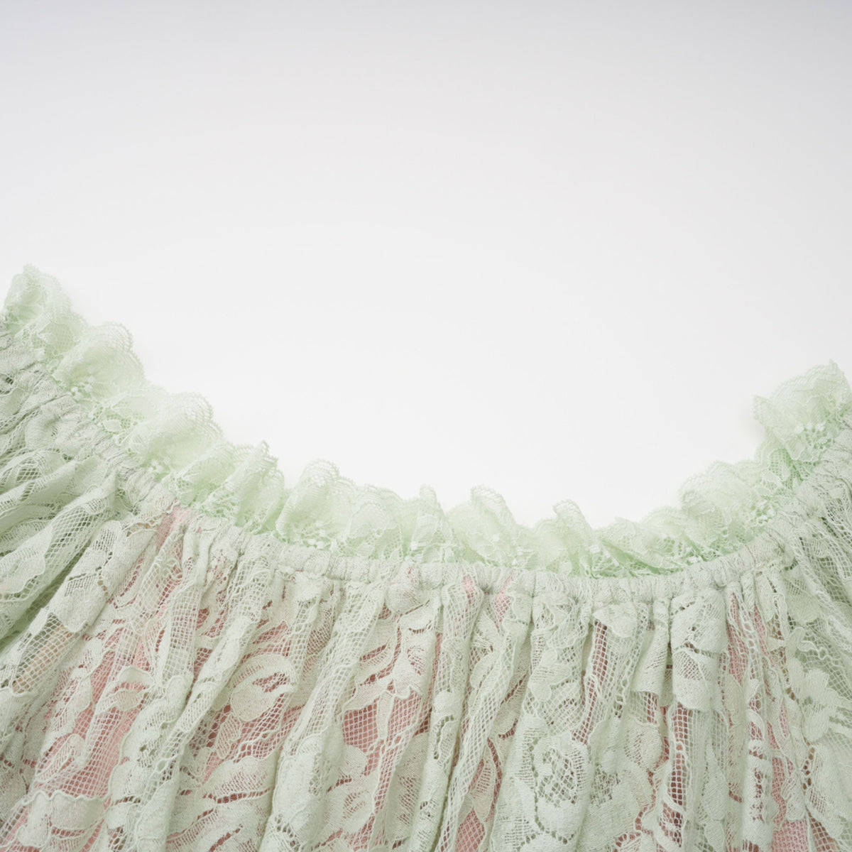 Alexis Sage Green Semi-Sheer Floral Lace Mini Dress (Final Sale-US Only)
