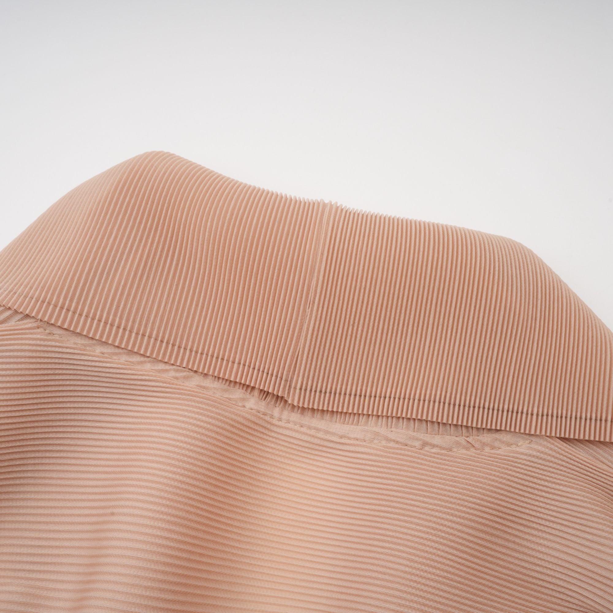 Adèle cape-design pleated top & skirt matching set