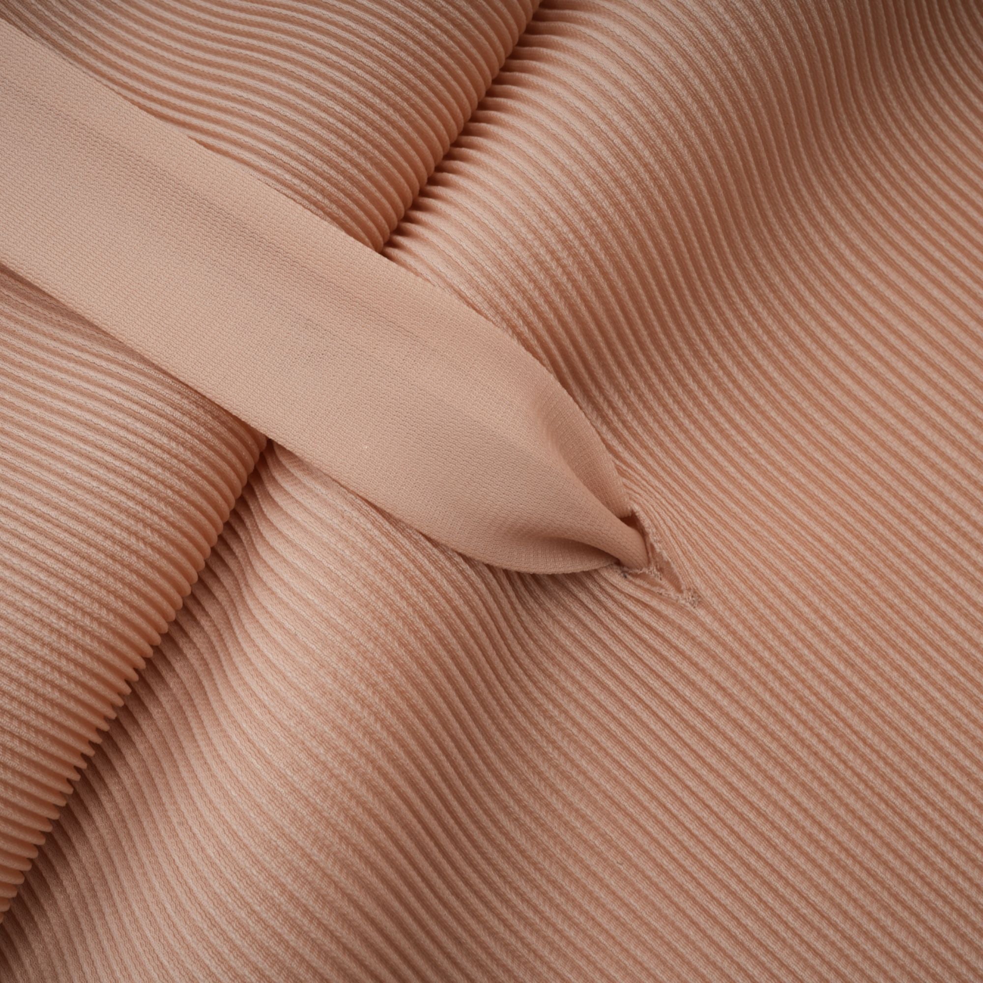 Adèle cape-design pleated top & skirt matching set