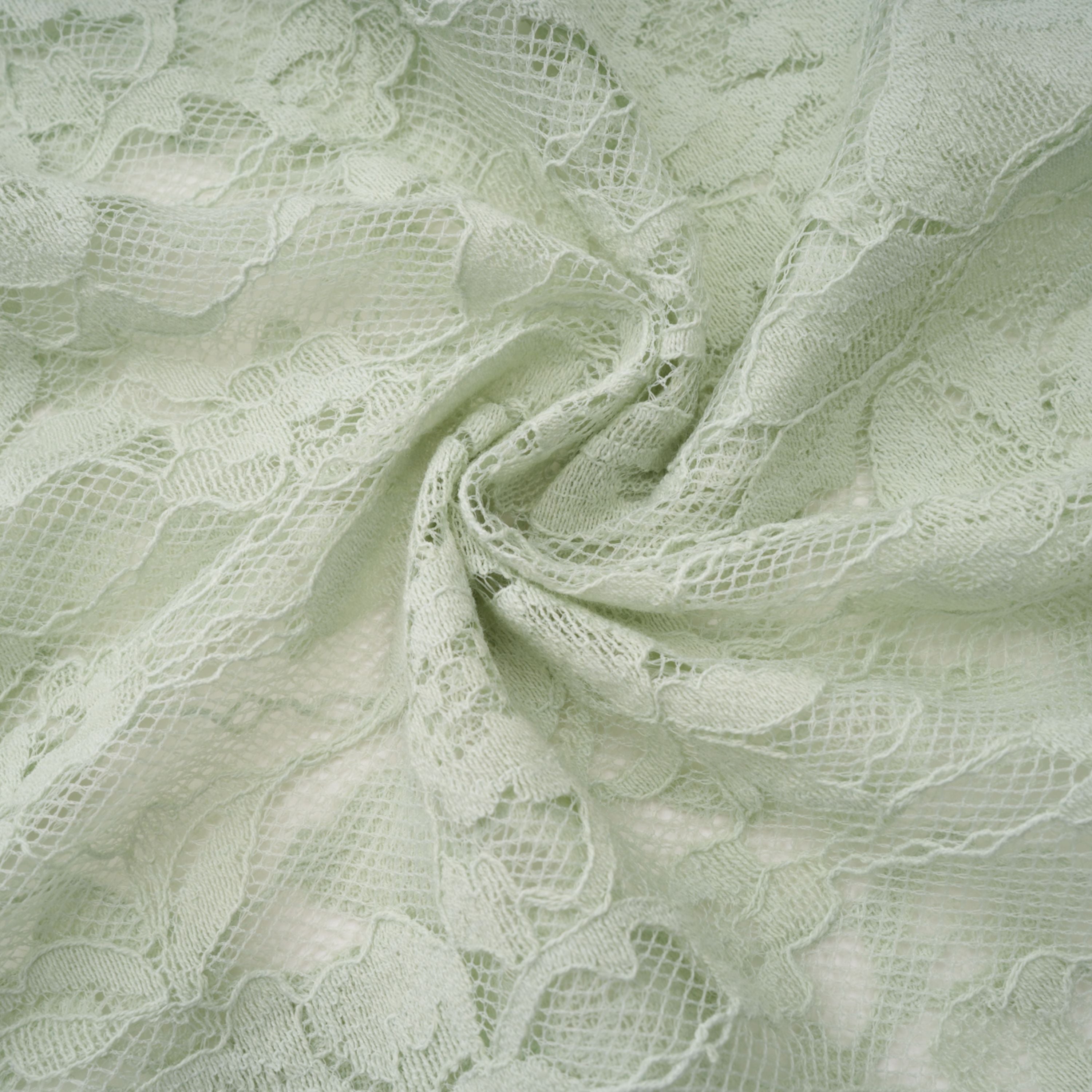 Alexis Sage Green Semi-Sheer Floral Lace Mini Dress (Final Sale-US Only)