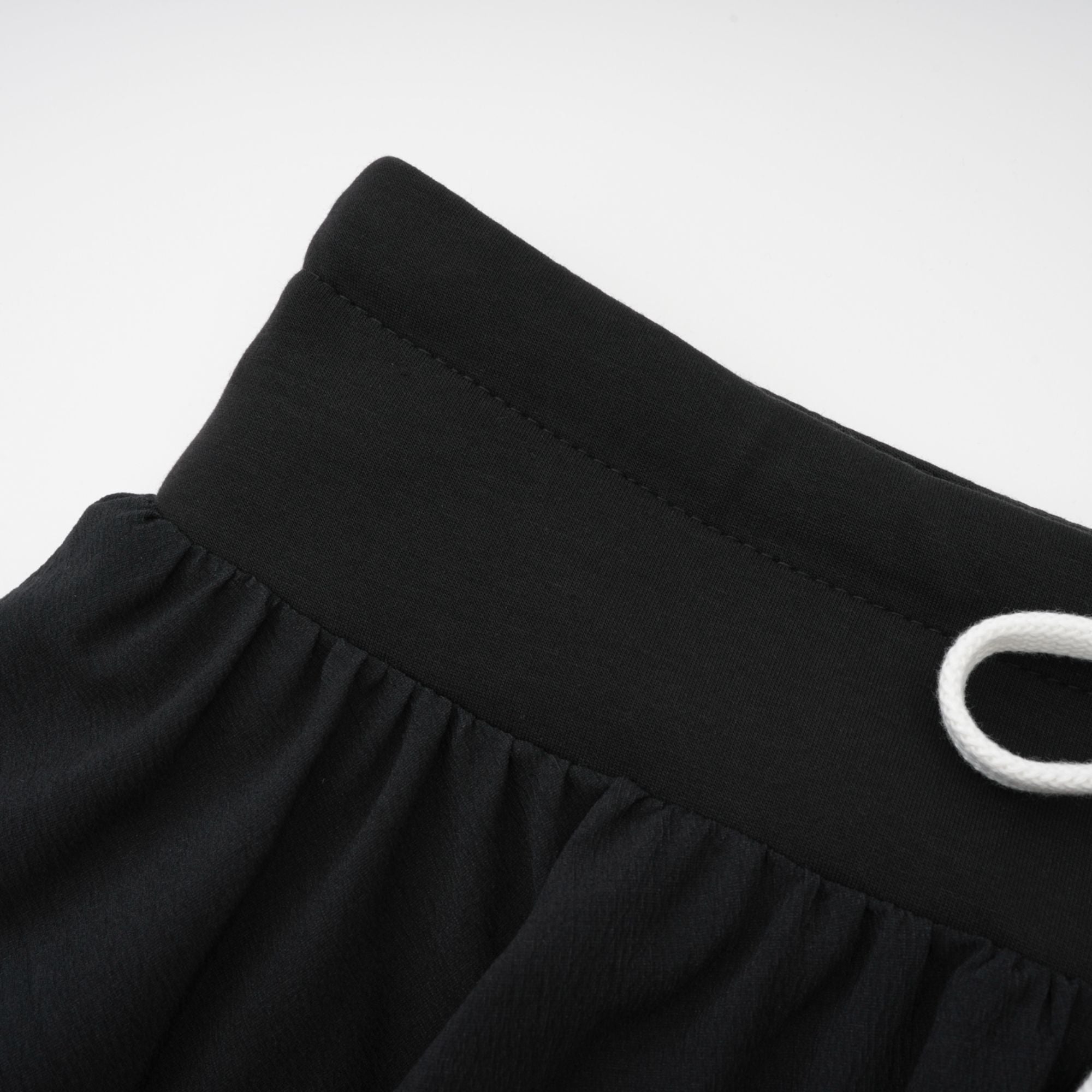 Amélie elastic-waistband pleated mini skirt - Black