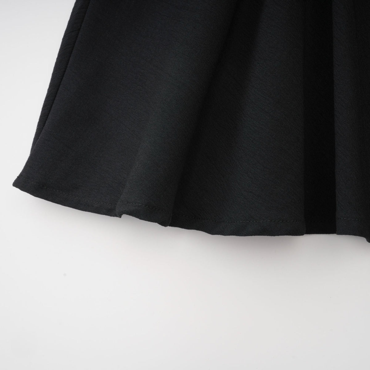 Amélie elastic-waistband pleated mini skirt - Black