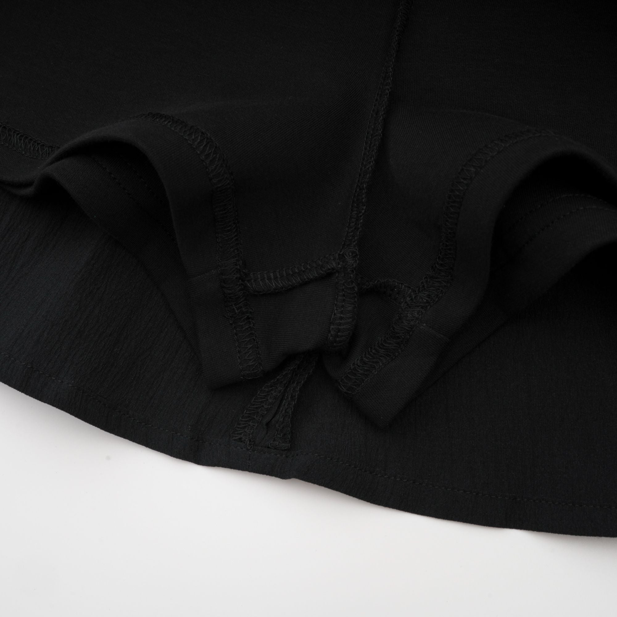 Amélie elastic-waistband pleated mini skirt - Black