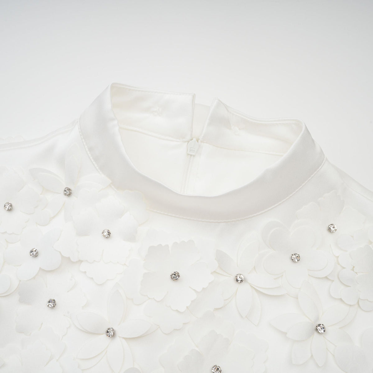 Genevieve faux-flower mini dress (Final Sale-US Only)