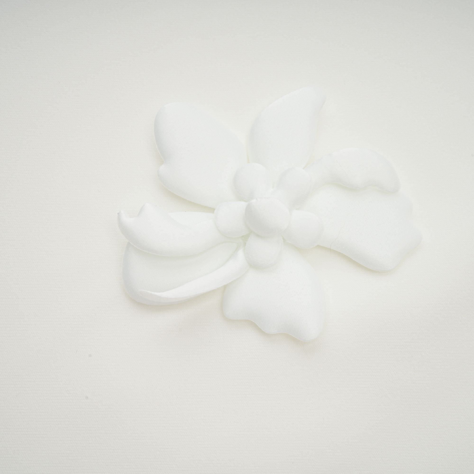 Ariane white faux-flower square-neck midi dress (Final Sale-US Only)
