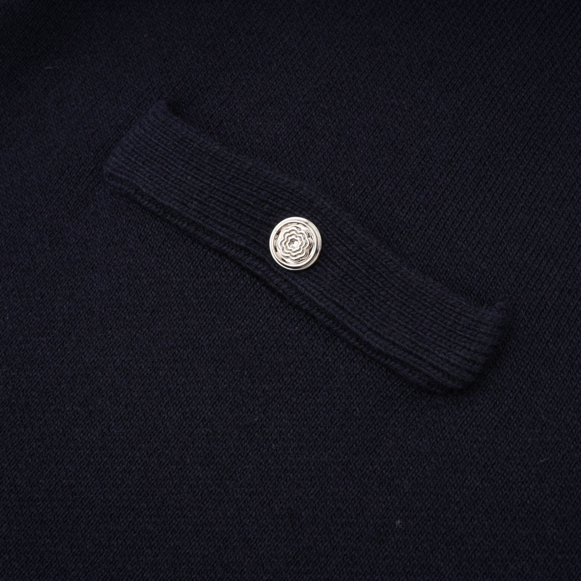 Clarisse dark-blue knitted top & dress matching set (Final Sale-US Only)