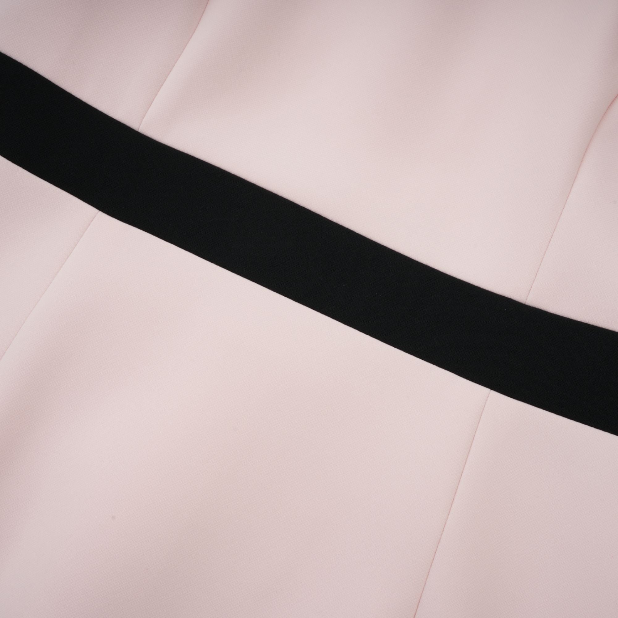 Anaïs pink crystal color-blocked midi dress (Final Sale-US Only)