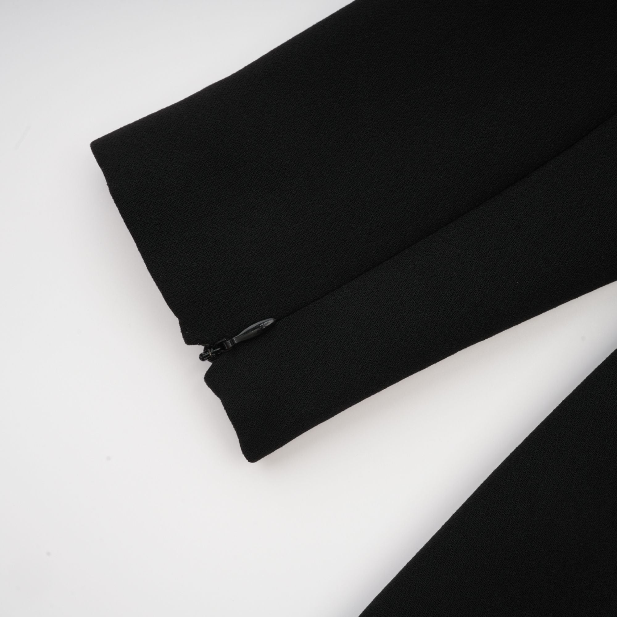 Maëlys black crystal-embellished midi dress (Final Sale)