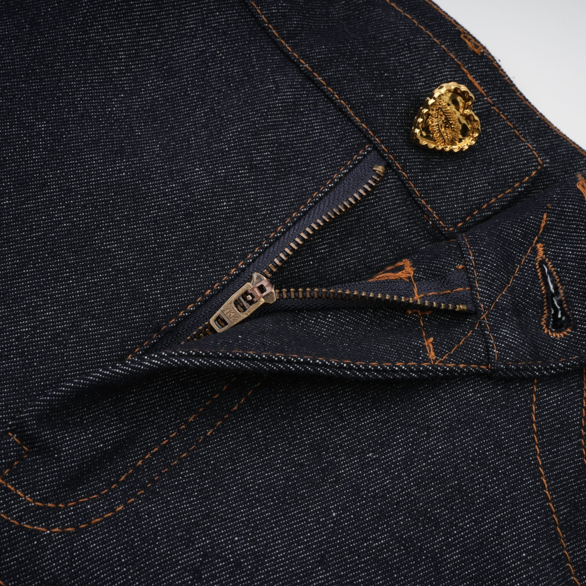 Florence Indigo Blue Ruffled Denim Mini Skirt (Final Sale-US Only)