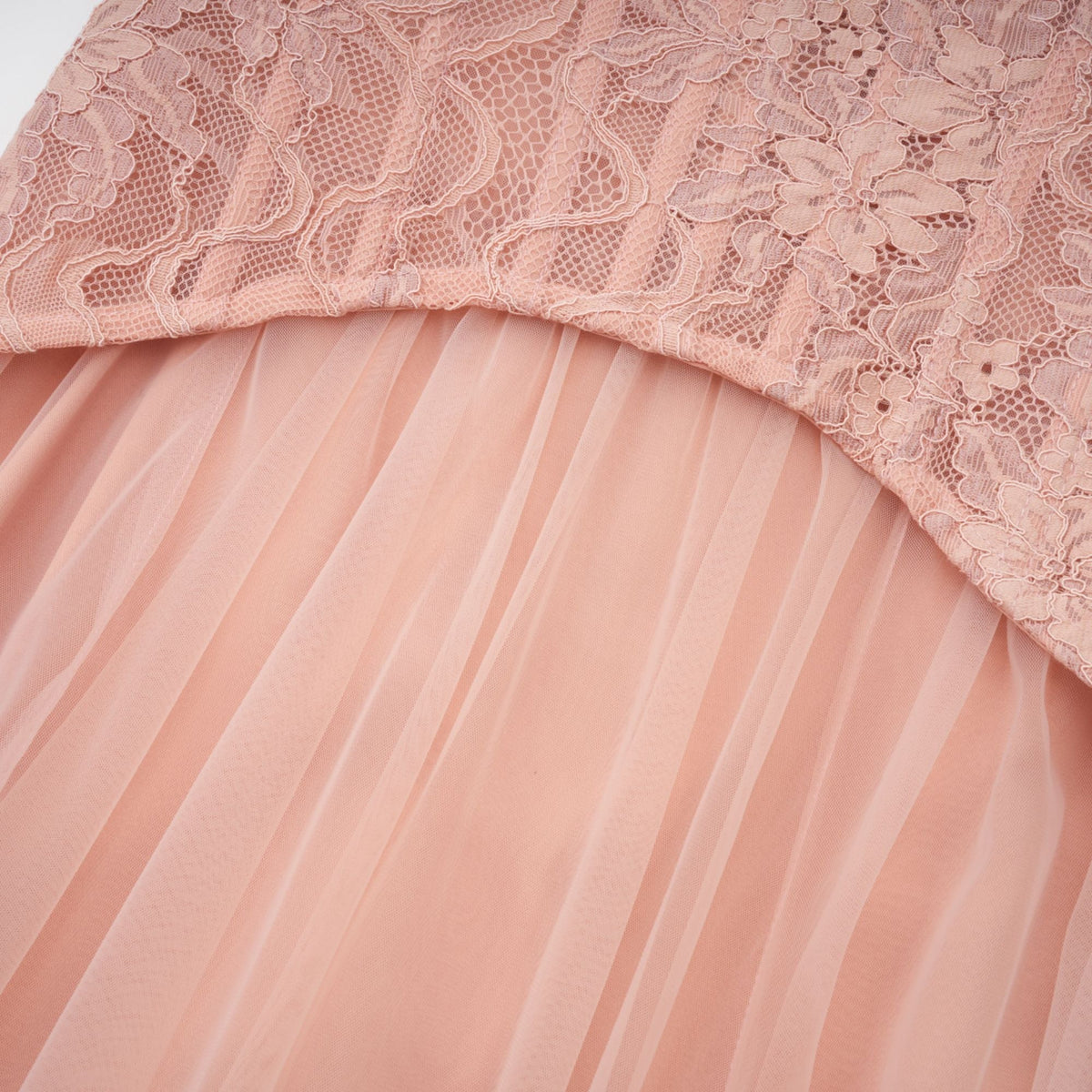 Ulrique pink lace corset tulle maxi dress (Final Sale-US Only)