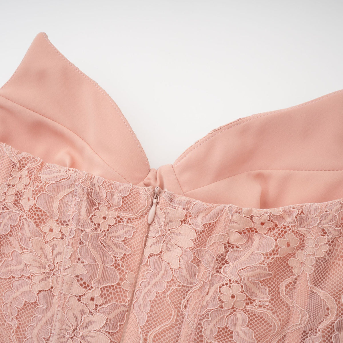 Ulrique pink lace corset tulle maxi dress (Final Sale-US Only)