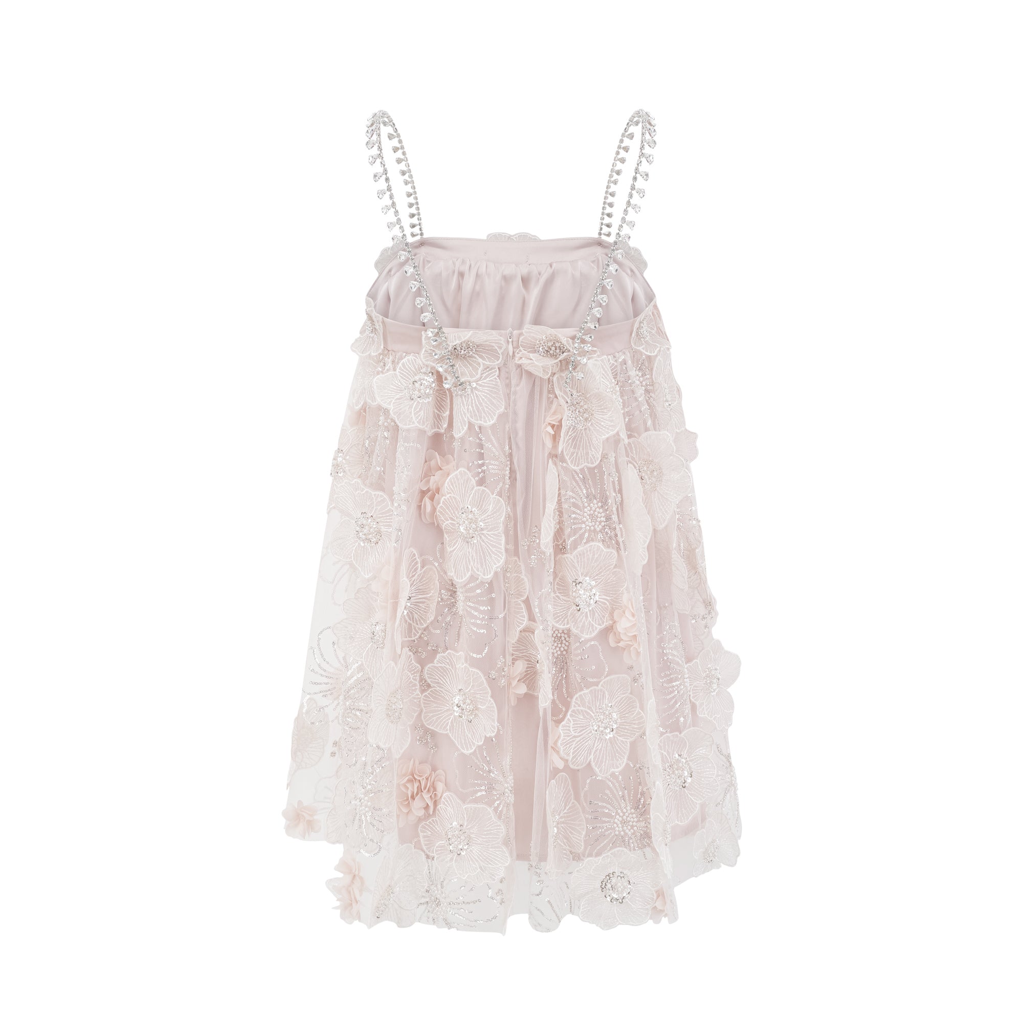 Valérie crystal-embellished floral mini dress (Final Sale-US Only)