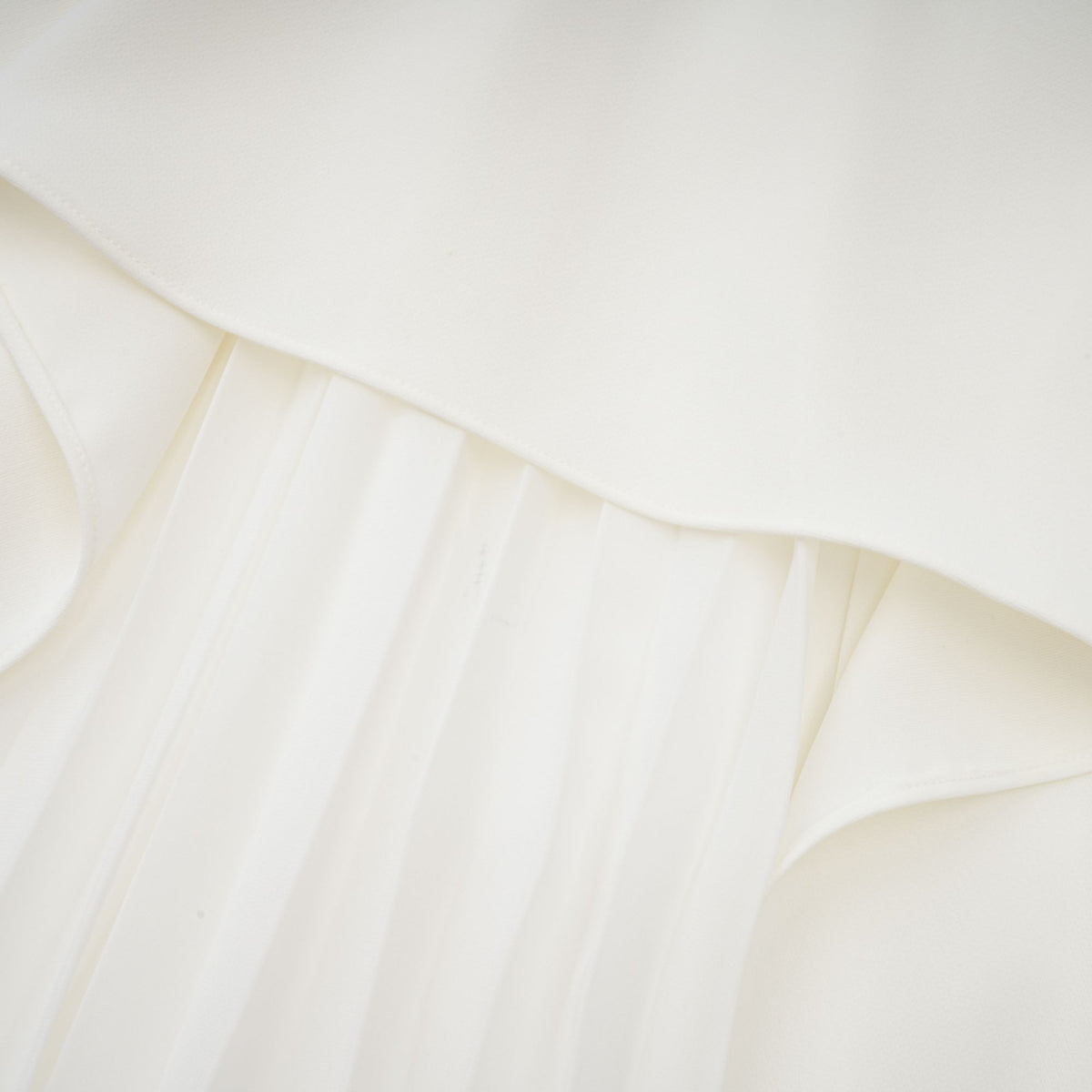 Vanessa white pleated off-shoulder maxi dress - White