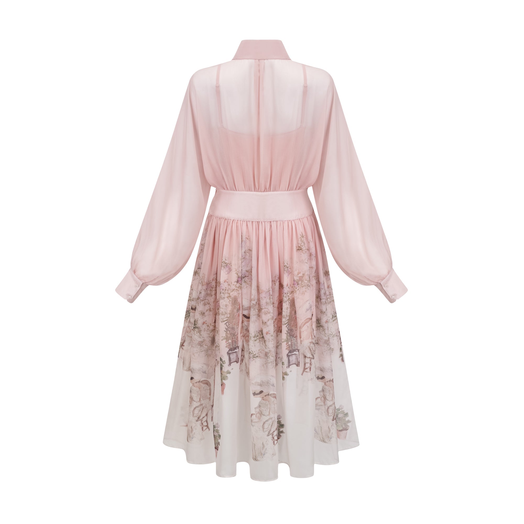 Georgie nature-print midi dress (US Only)