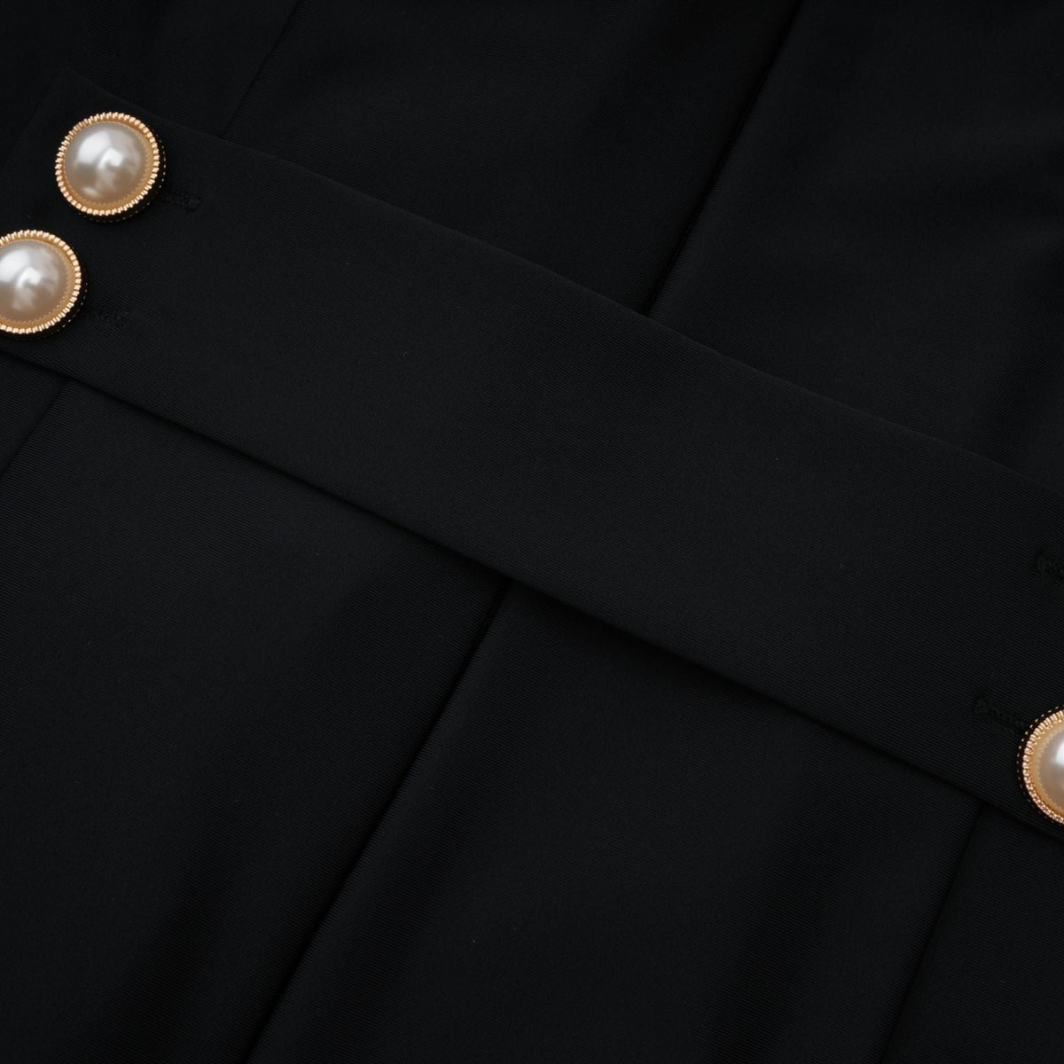 Alessandra color-blocked fitted maxi dress - Black