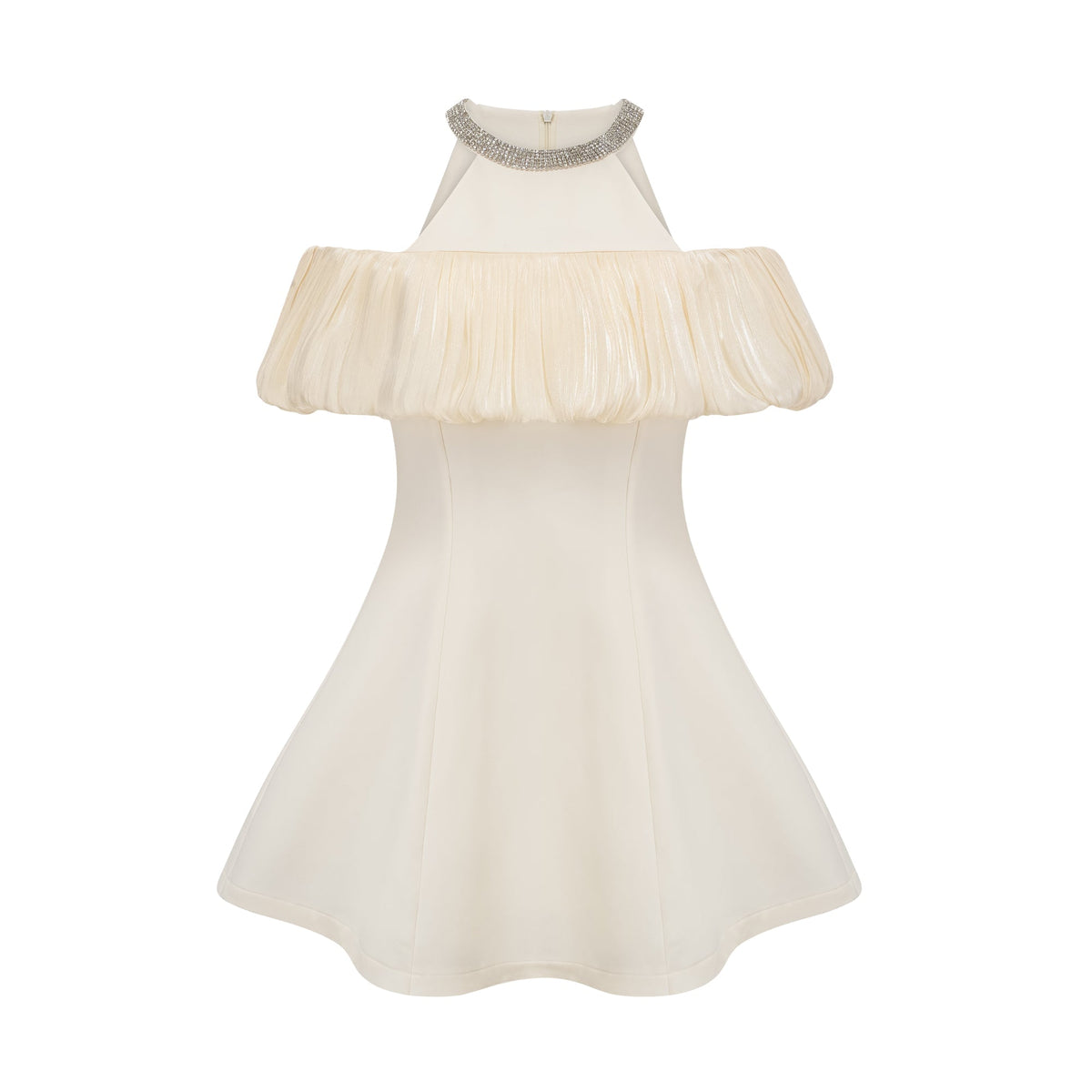 Joséphine crystal-embellished sleeveless mini dress